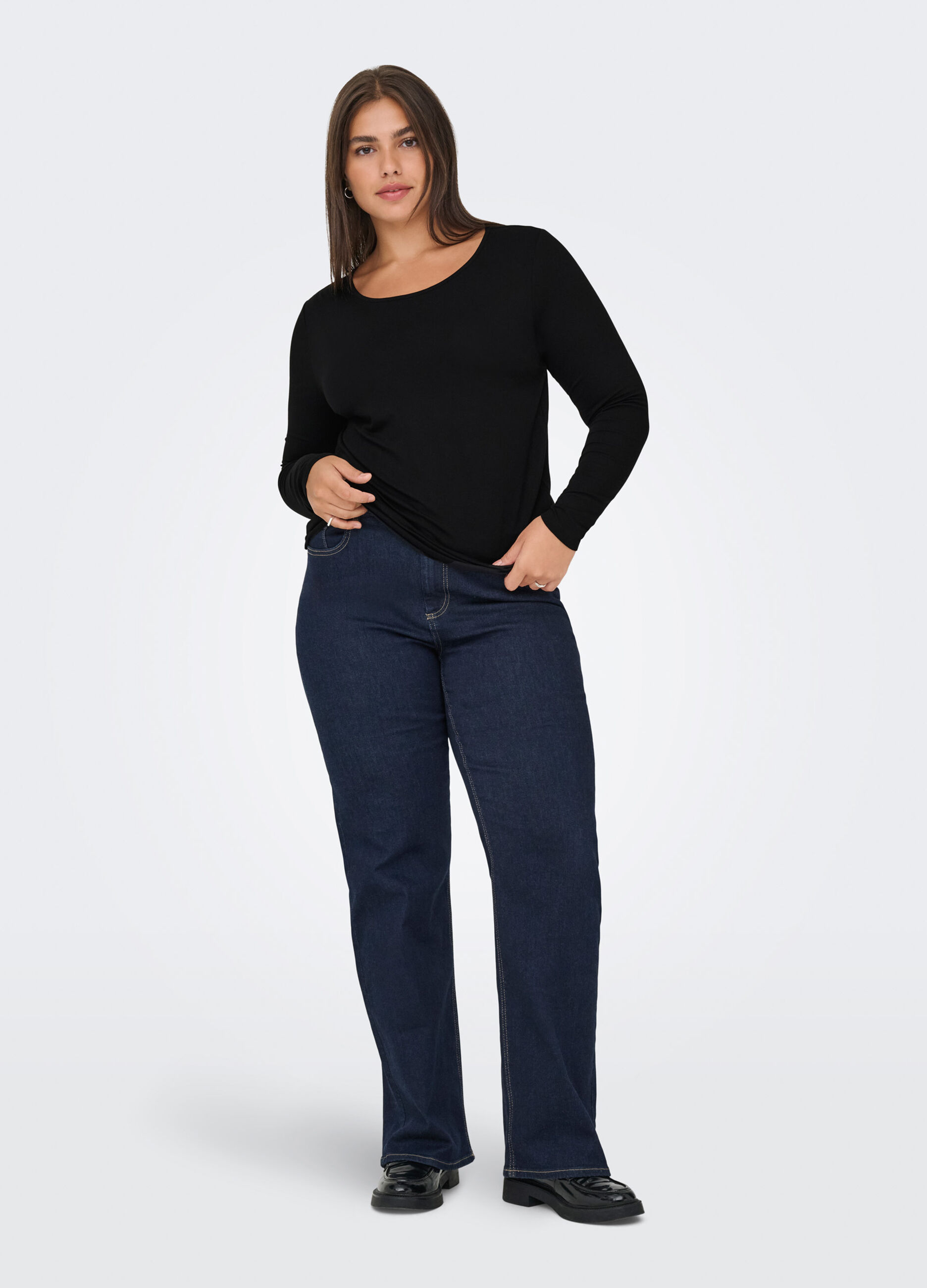 Top a maniche lunghe regular fit_2