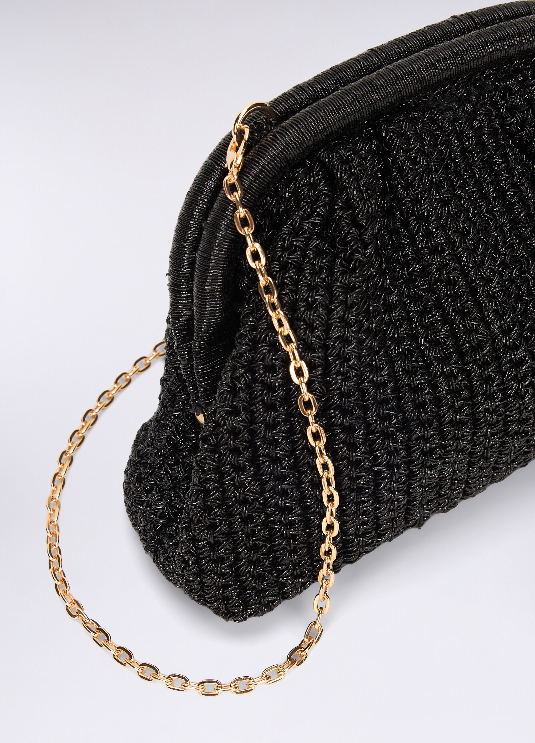 Pochette crochet in filo lurex donna_1