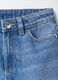 Pantaloni in denim misto cotone Wide Leg ragazza_2