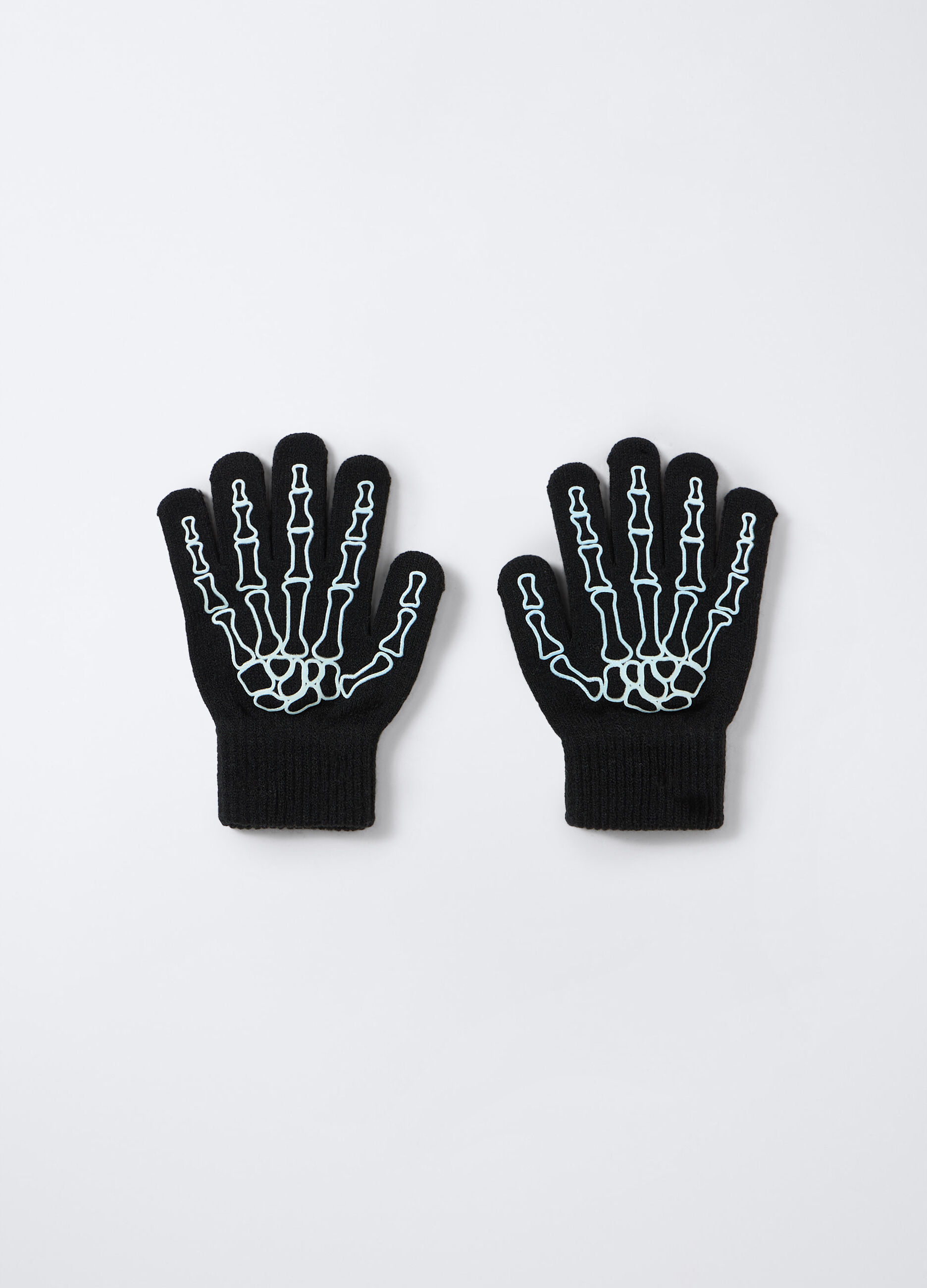 Guanti tricot con stampa_0