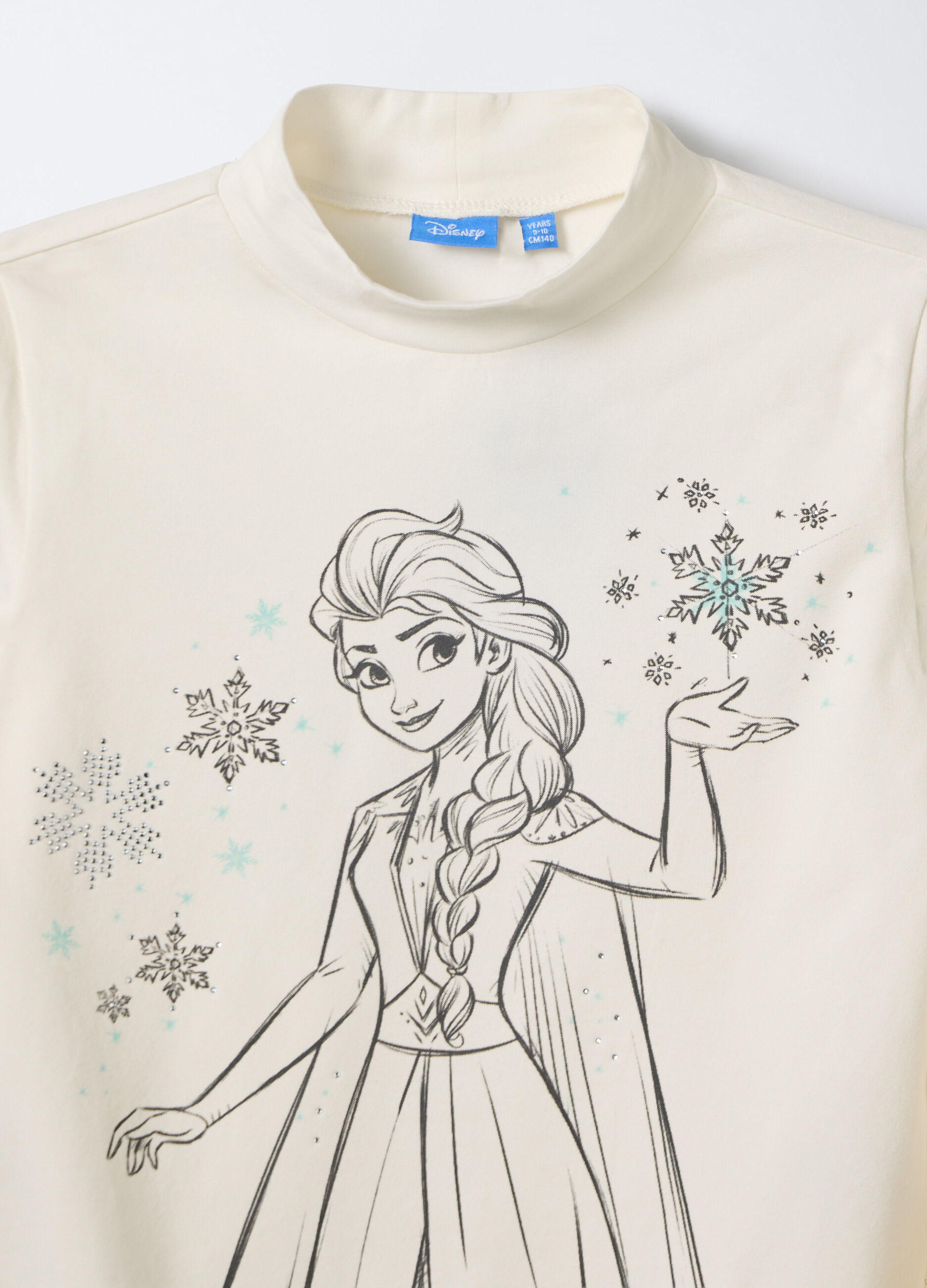T-shirt Frozen in cotone stretch regular fit bambina_2