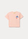 T-shirt Stitch in jersey di puro cotone bambina_0