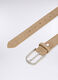 Cintura in suede con fibbia ovale uomo_1