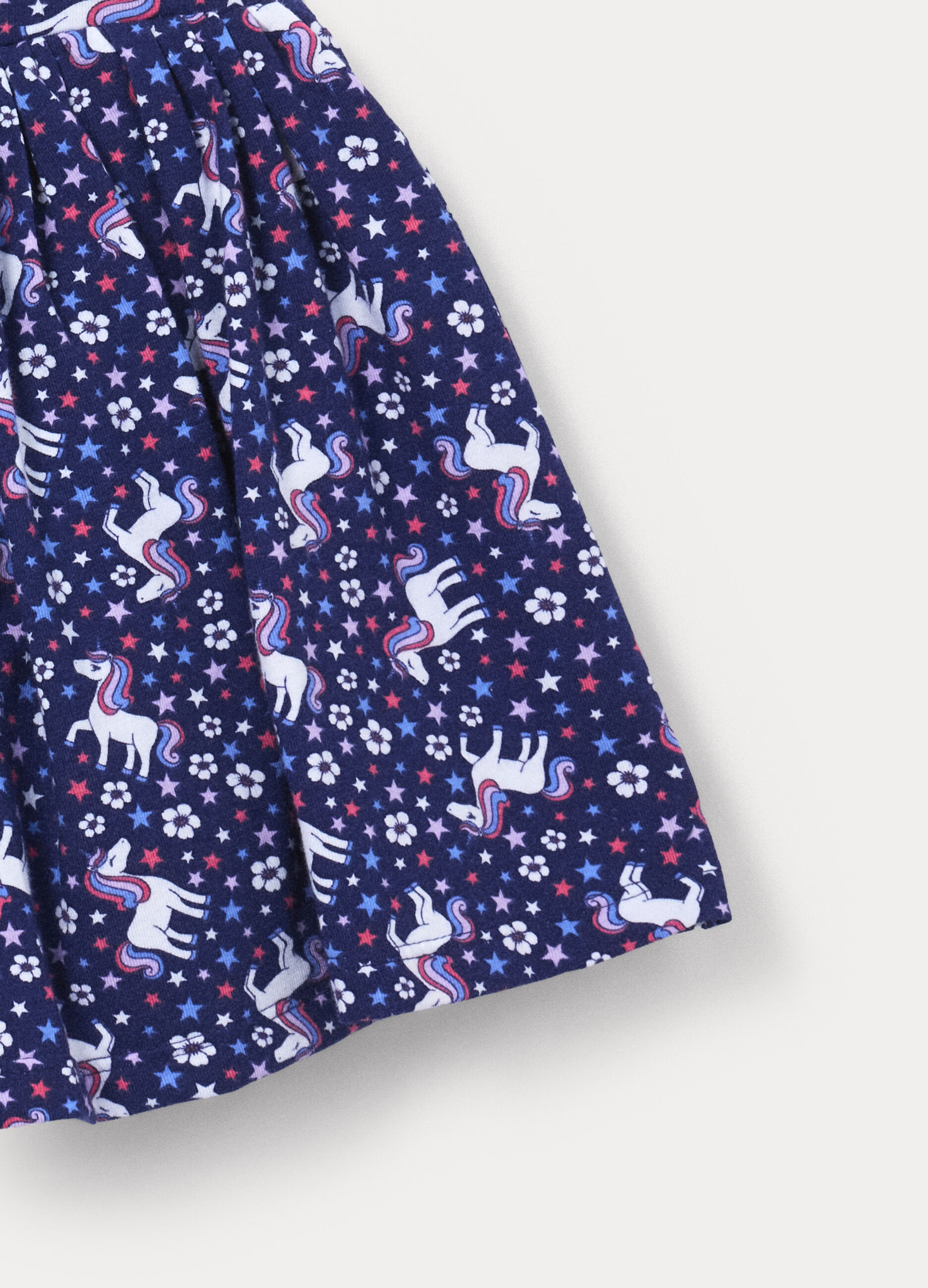 Jogging set in jersey di cotone stretch bambina_3