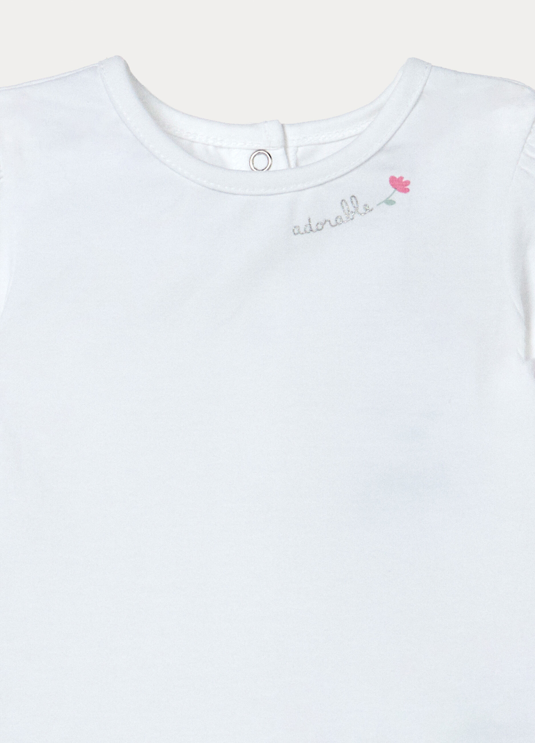 Body-salopette in misto cotone seersucker neonata_2