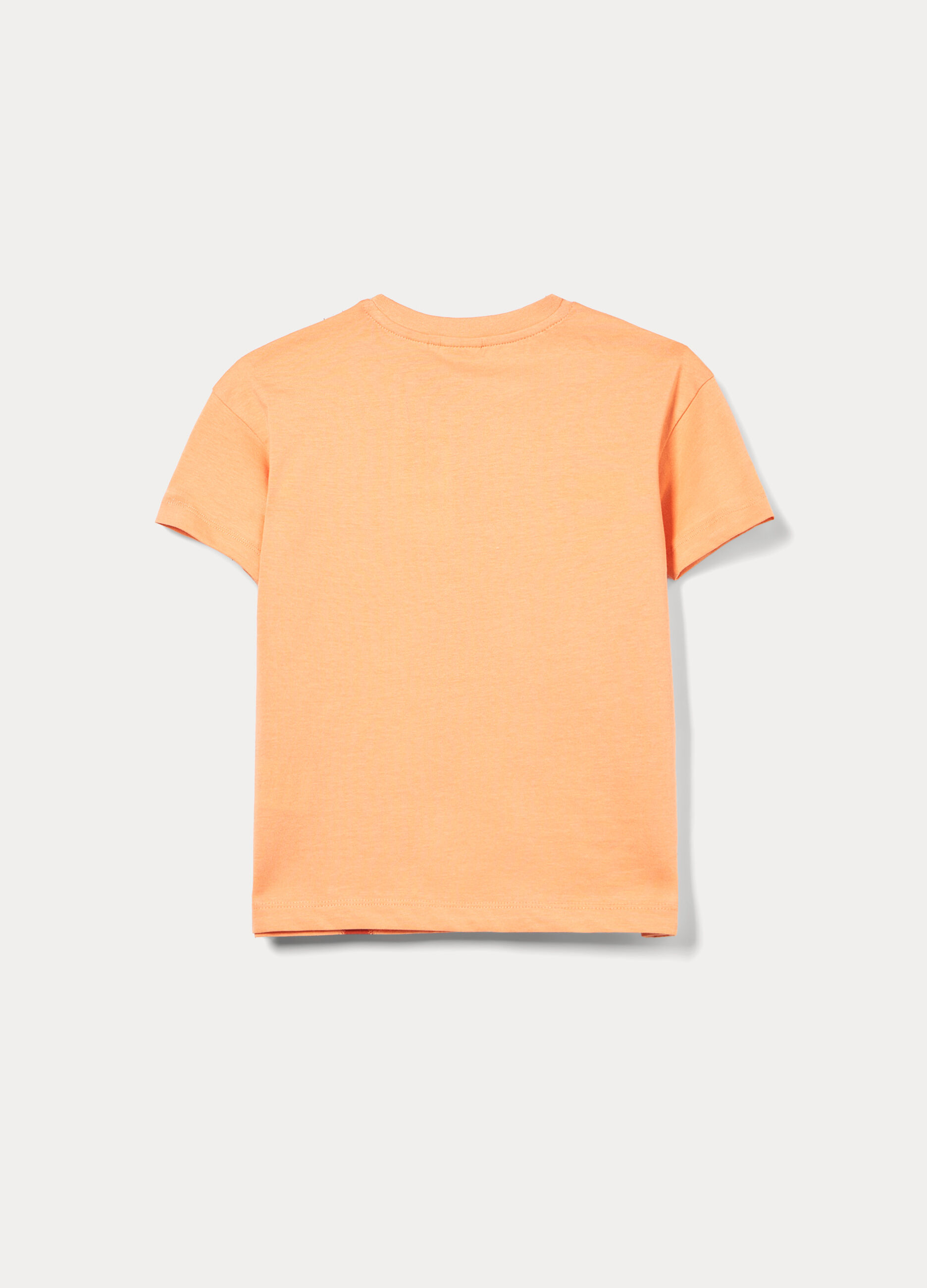 T-shirt girocollo in jersey di puro cotone bambino_1