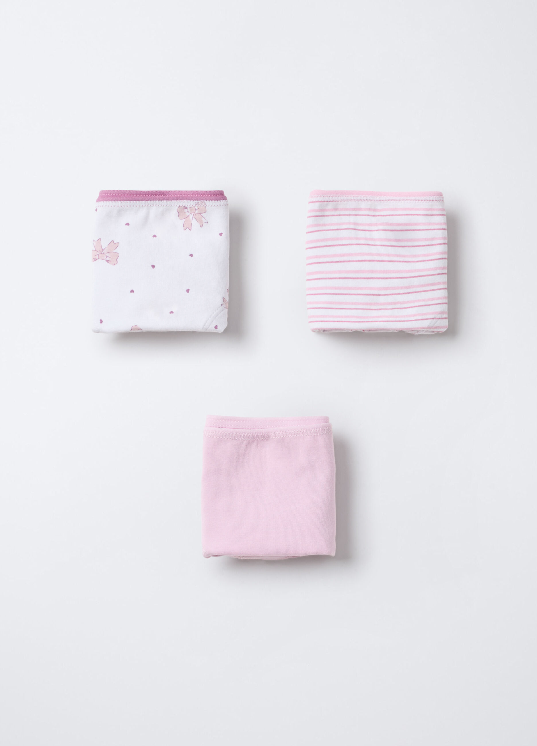 Pack 3 culotte in jersey di cotone stretch bambina_0