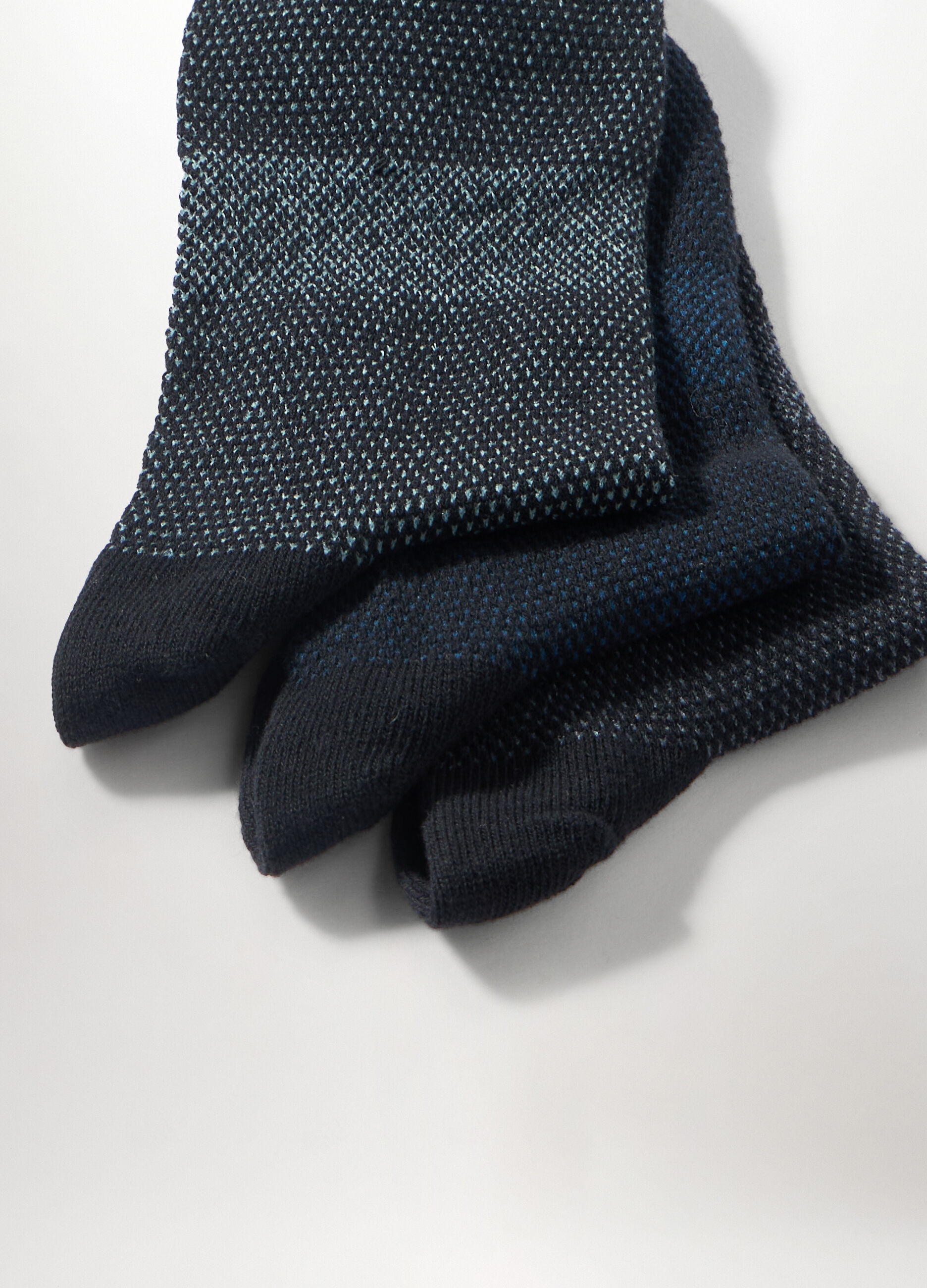 3 pack calzini sneaker a fantasia in cotone stretch uomo_1