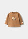 T-shirt in jersey di puro cotone neonato_0