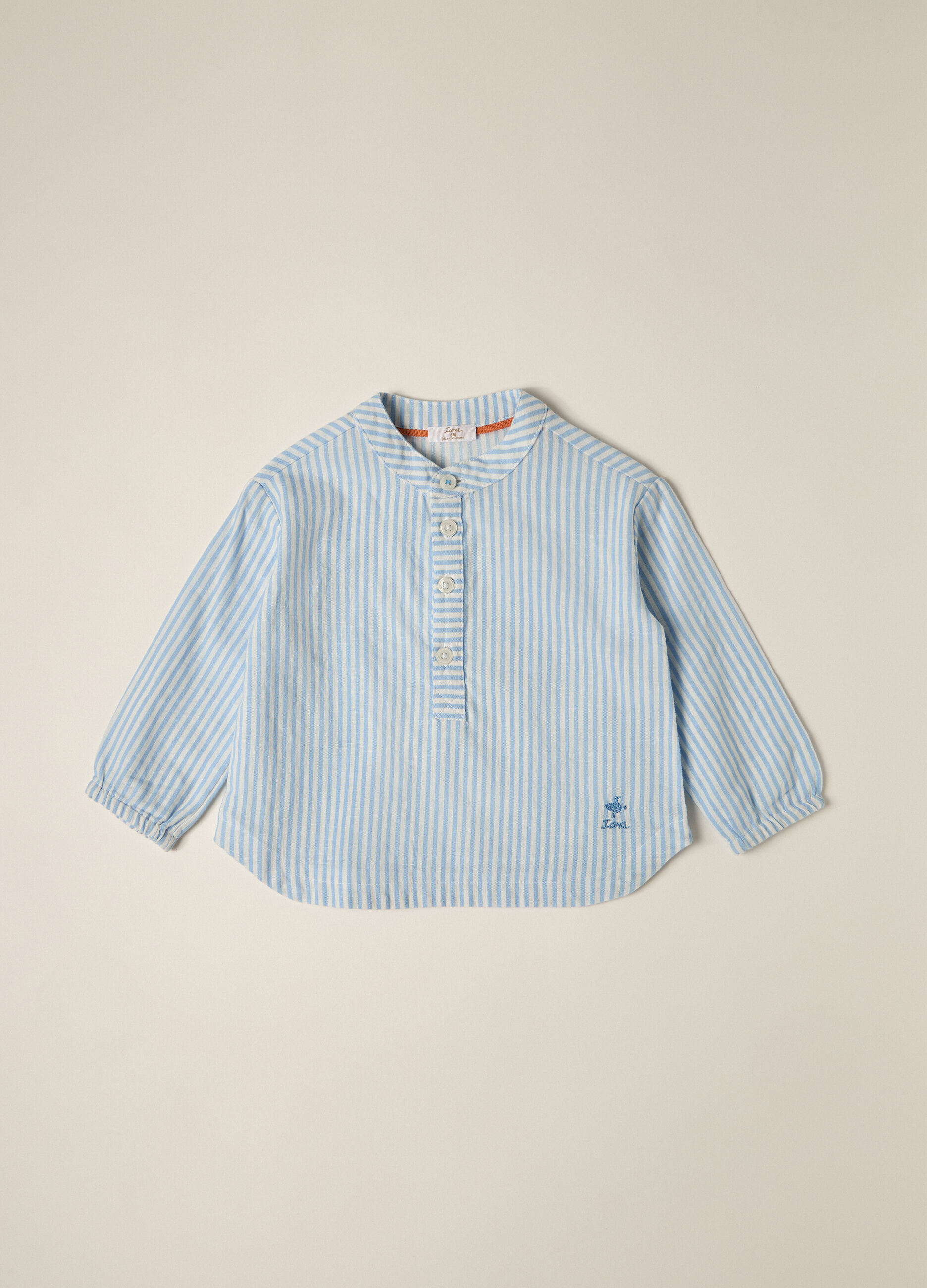 Camicia misto lino IANA neonato_0