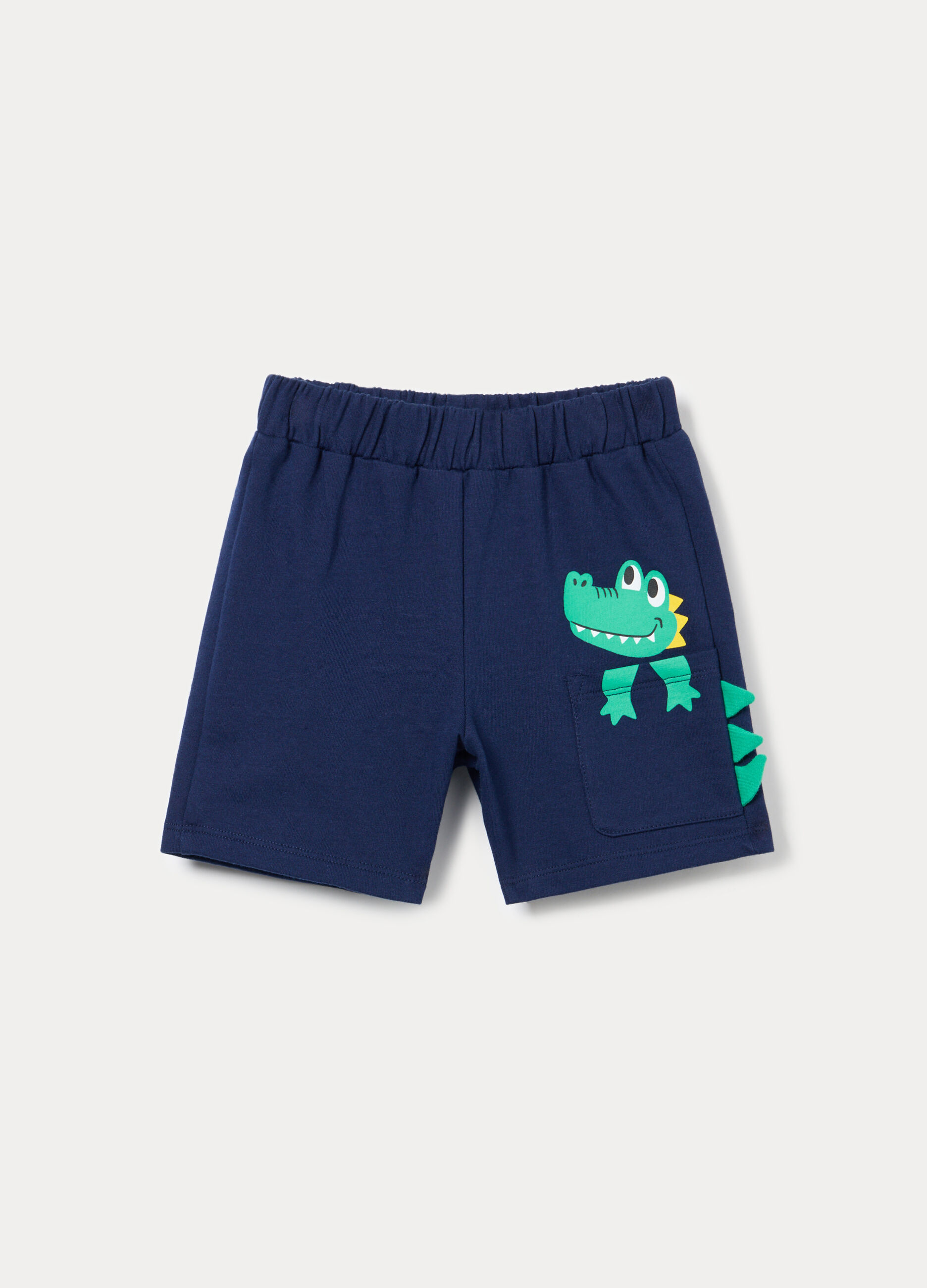 Shorts in french terry di puro cotone bimbo_0
