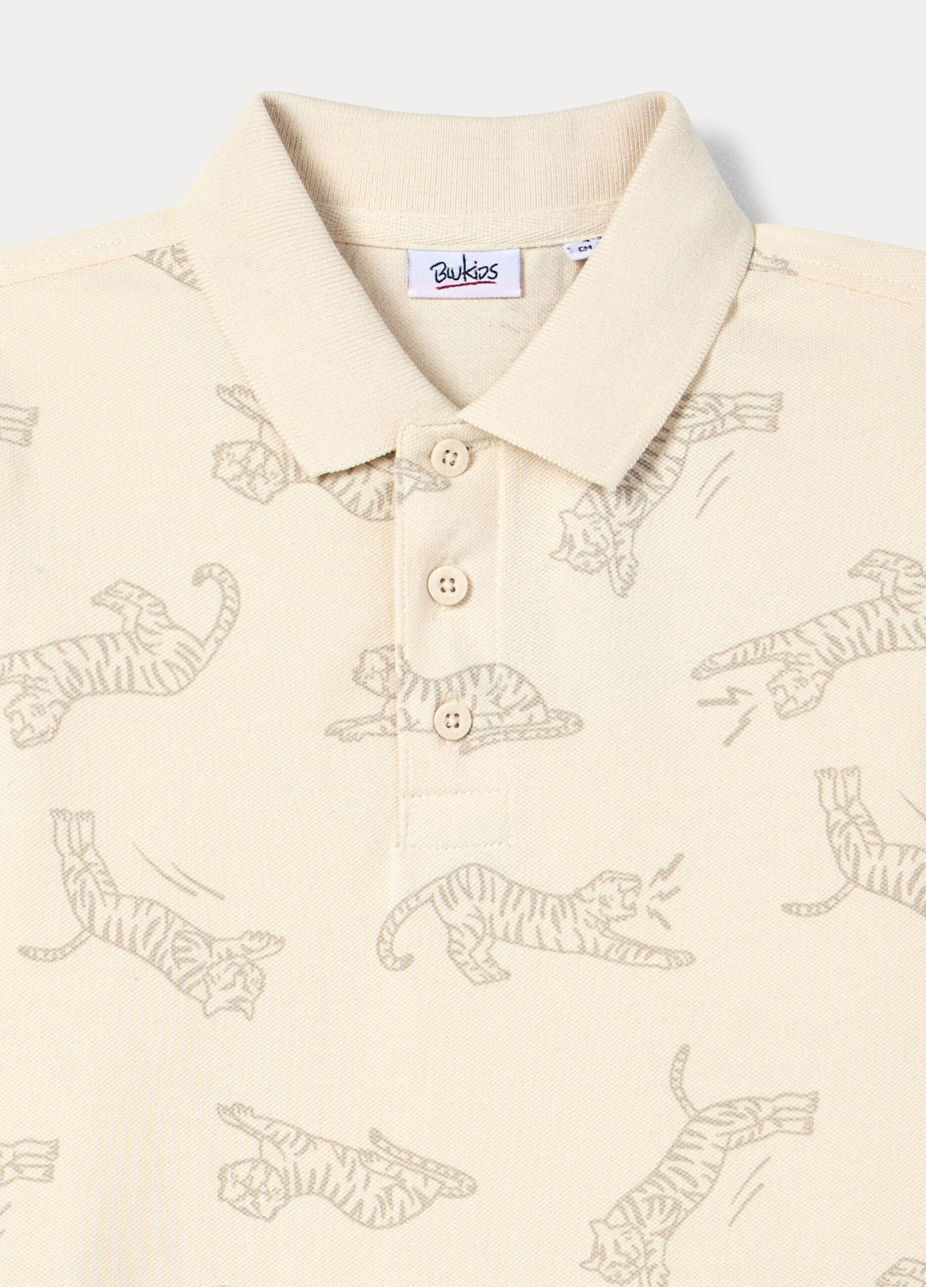 Polo in puro cotone Piquet bambino_2