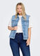 Giubbotto smanicato in denim_0
