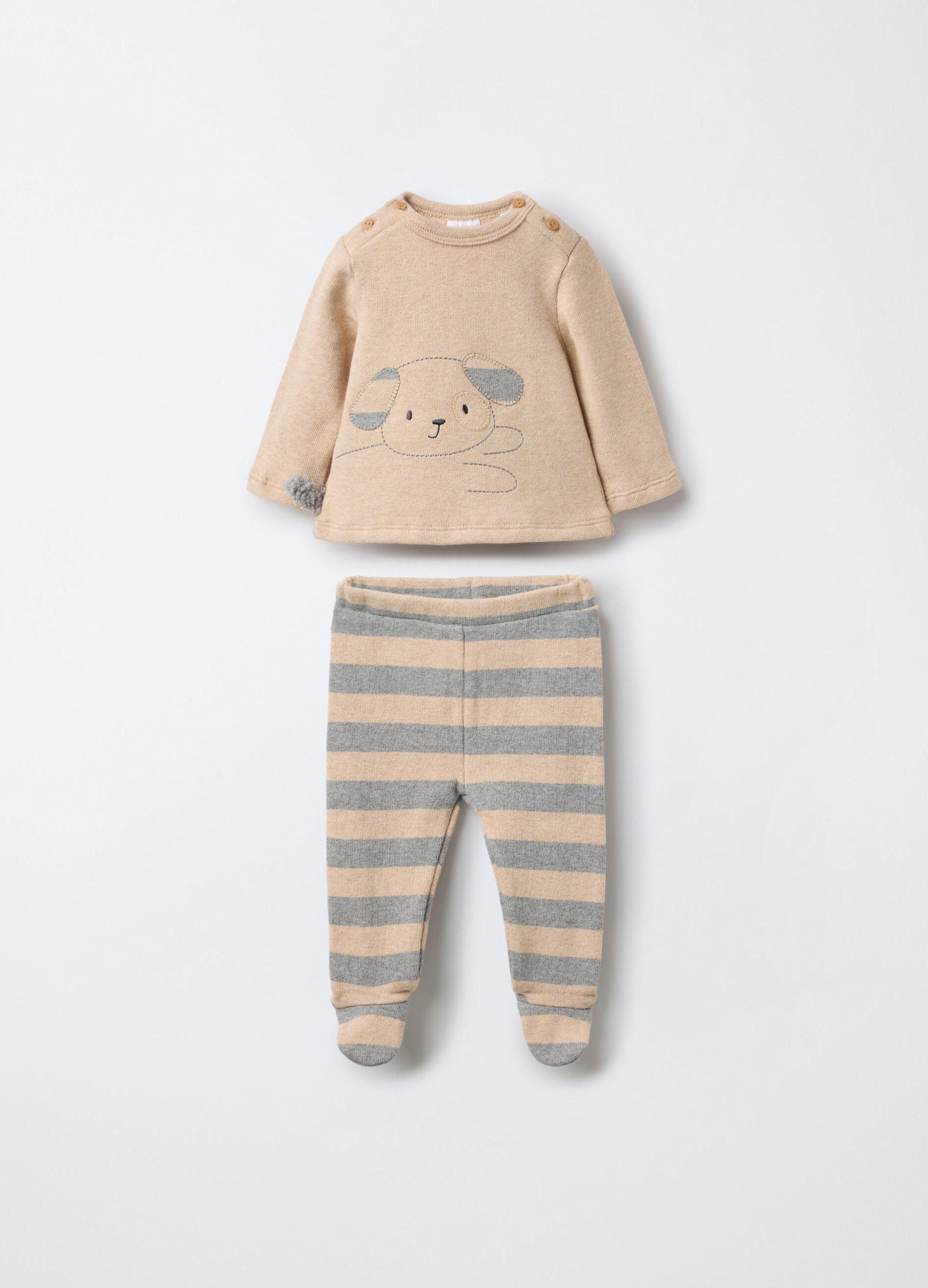 Jogging set misto cotone neonato_0