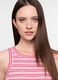 Canotta Fitted in costina di puro cotone donna_2