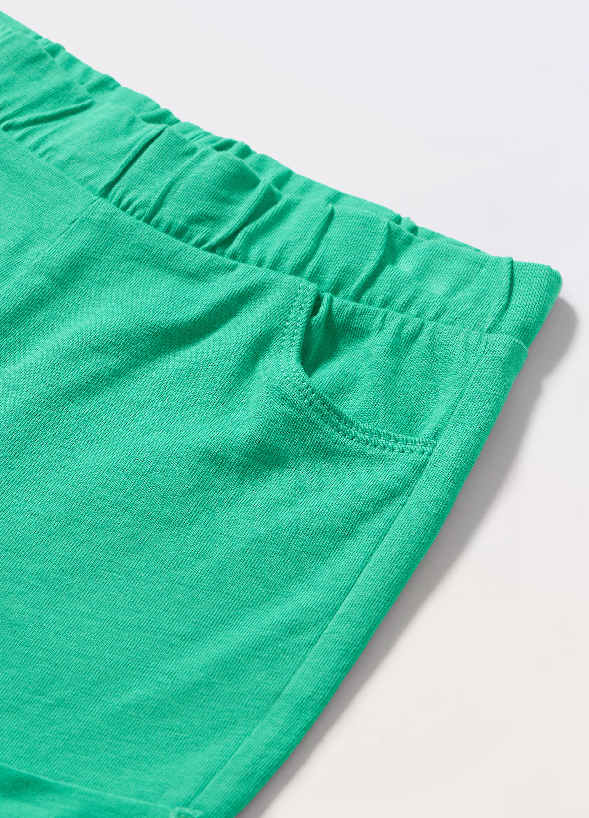 Shorts in jersey di puro cotone neonato_1