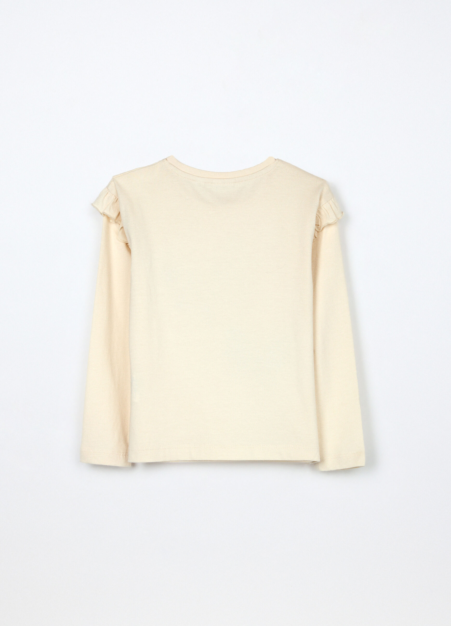 T-shirt in jersey di puro cotone bambina_1