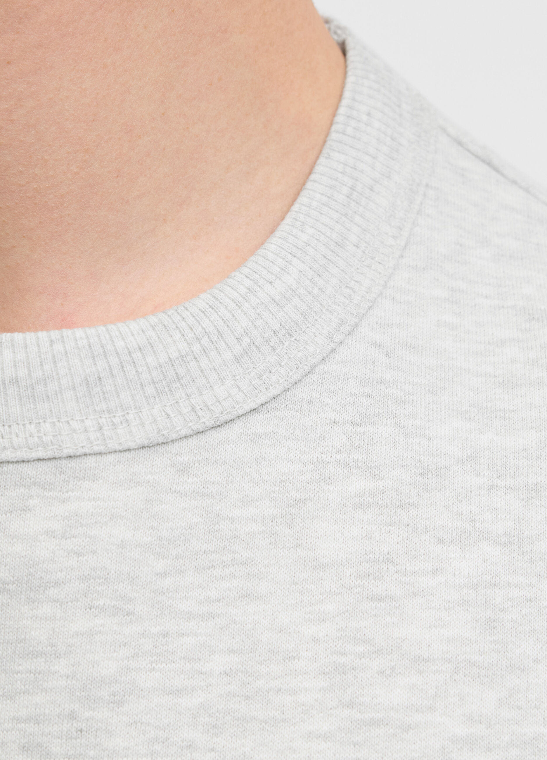 Felpa girocollo  oversize con logo uomo_5