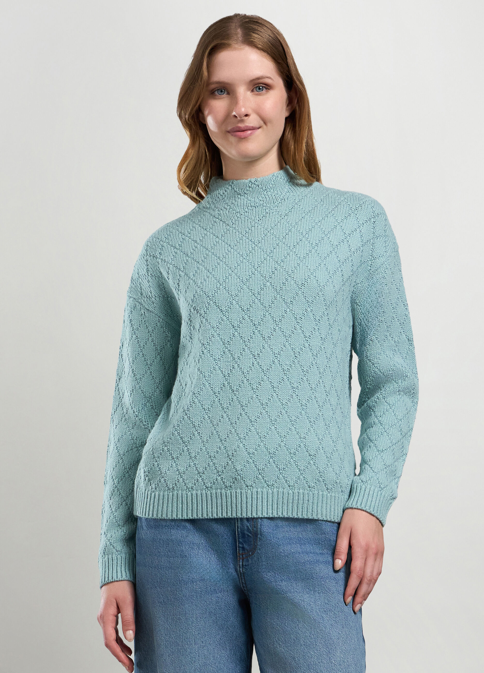 Pullover jacquard donna_0