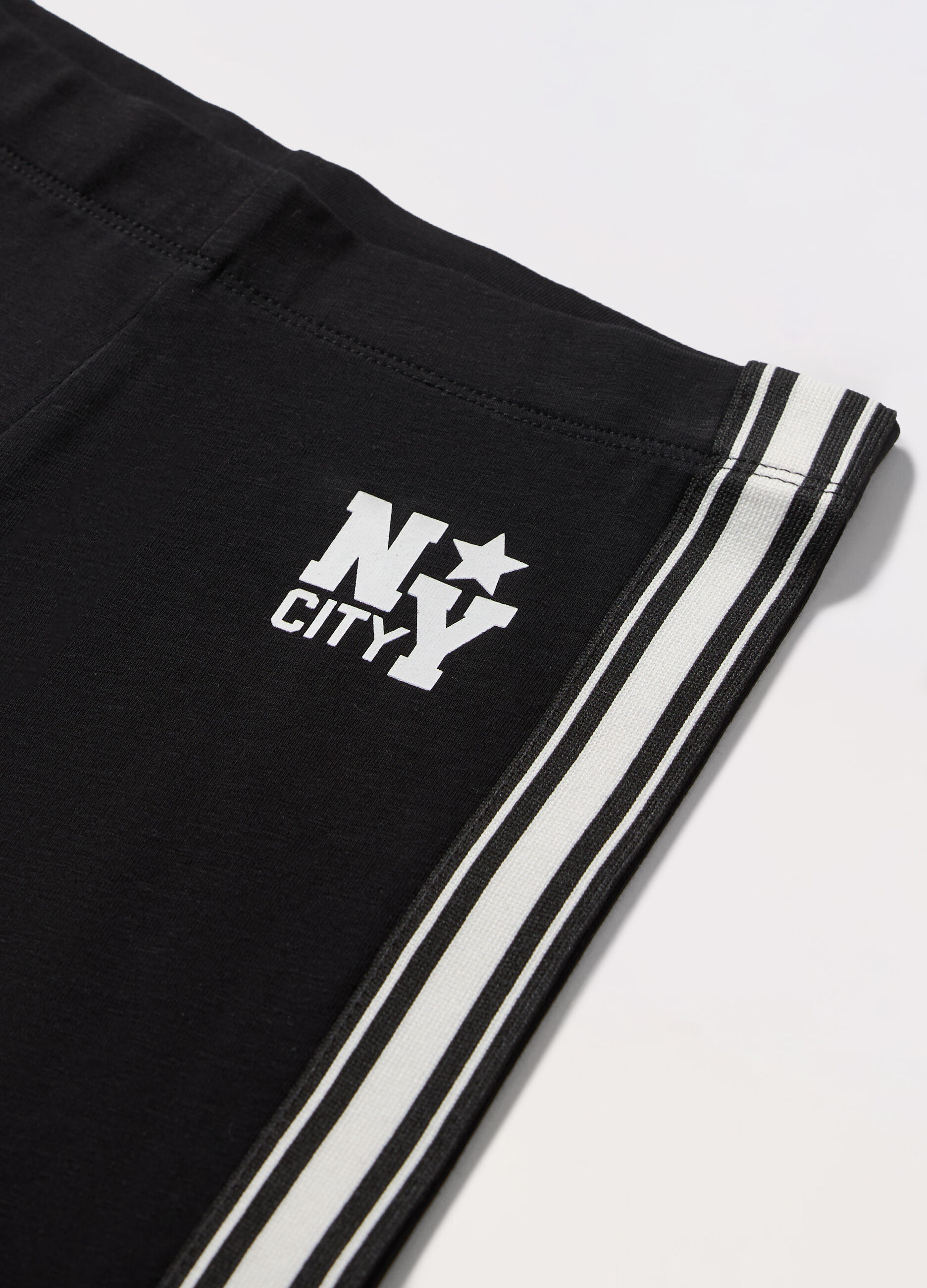 Leggings capri in jersey di cotone stretch ragazza_1
