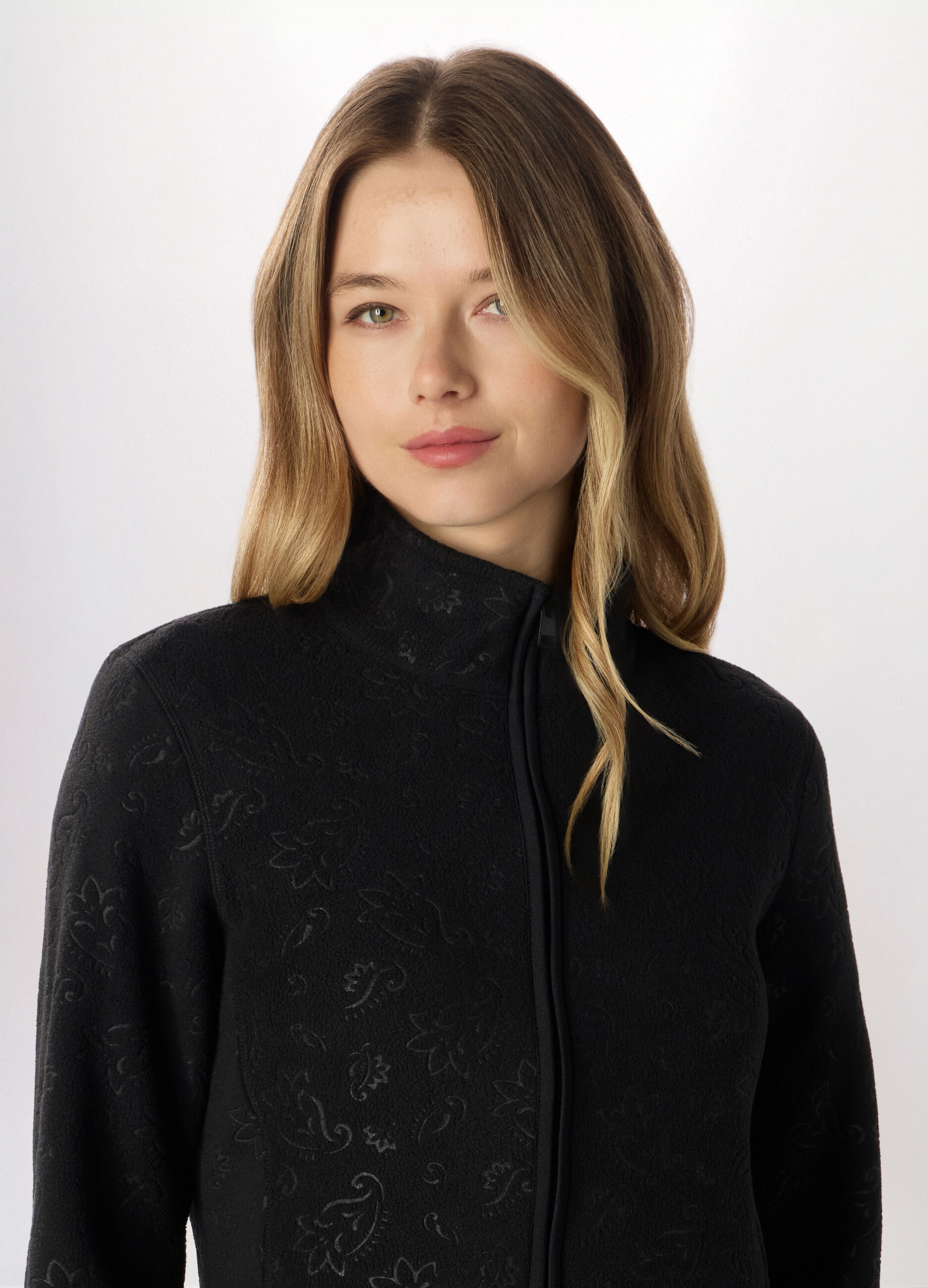 Felpa full zip in pile donna Holistic fitness_2