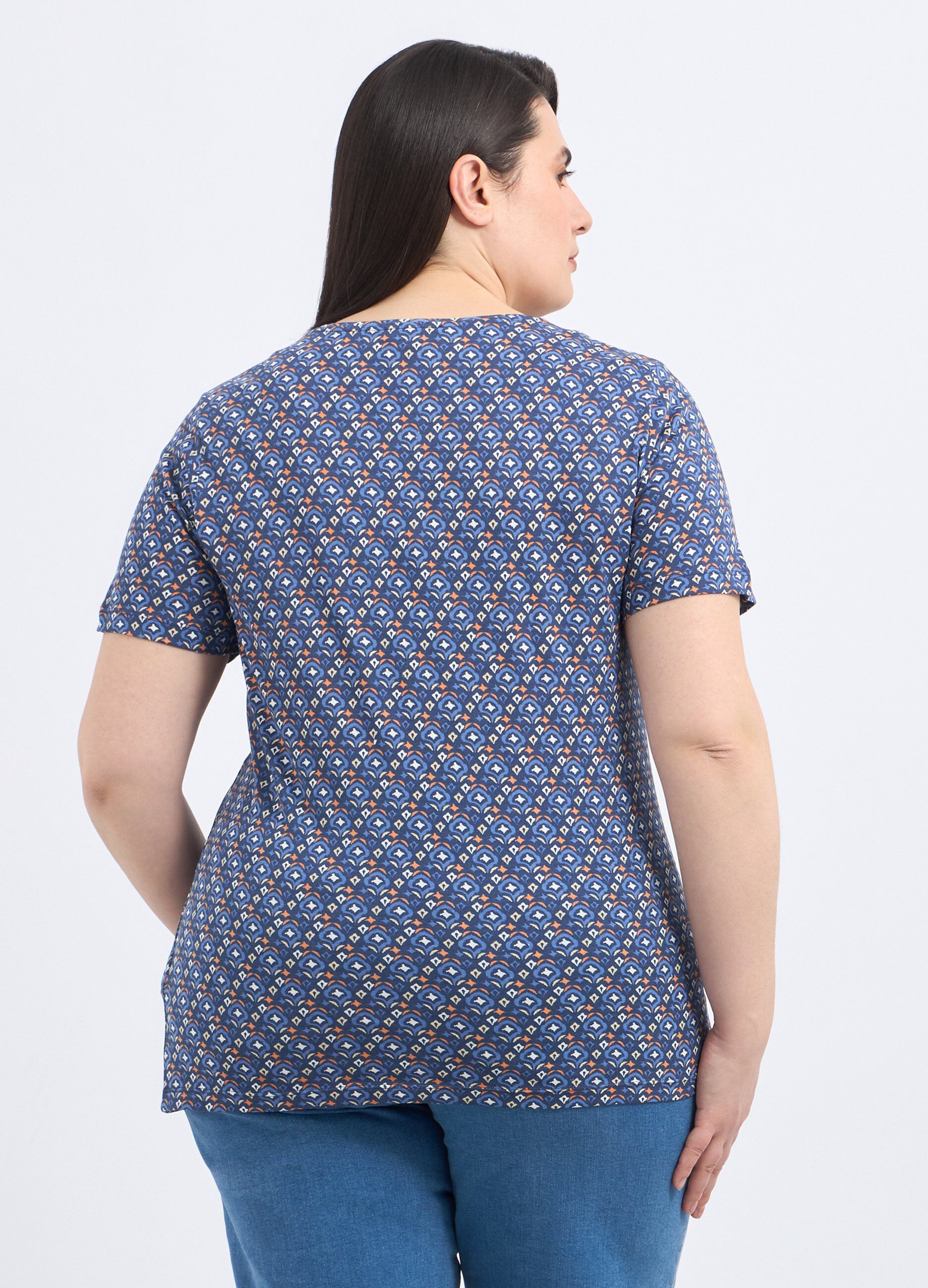 T-shirt in puro cotone donna curvy_1