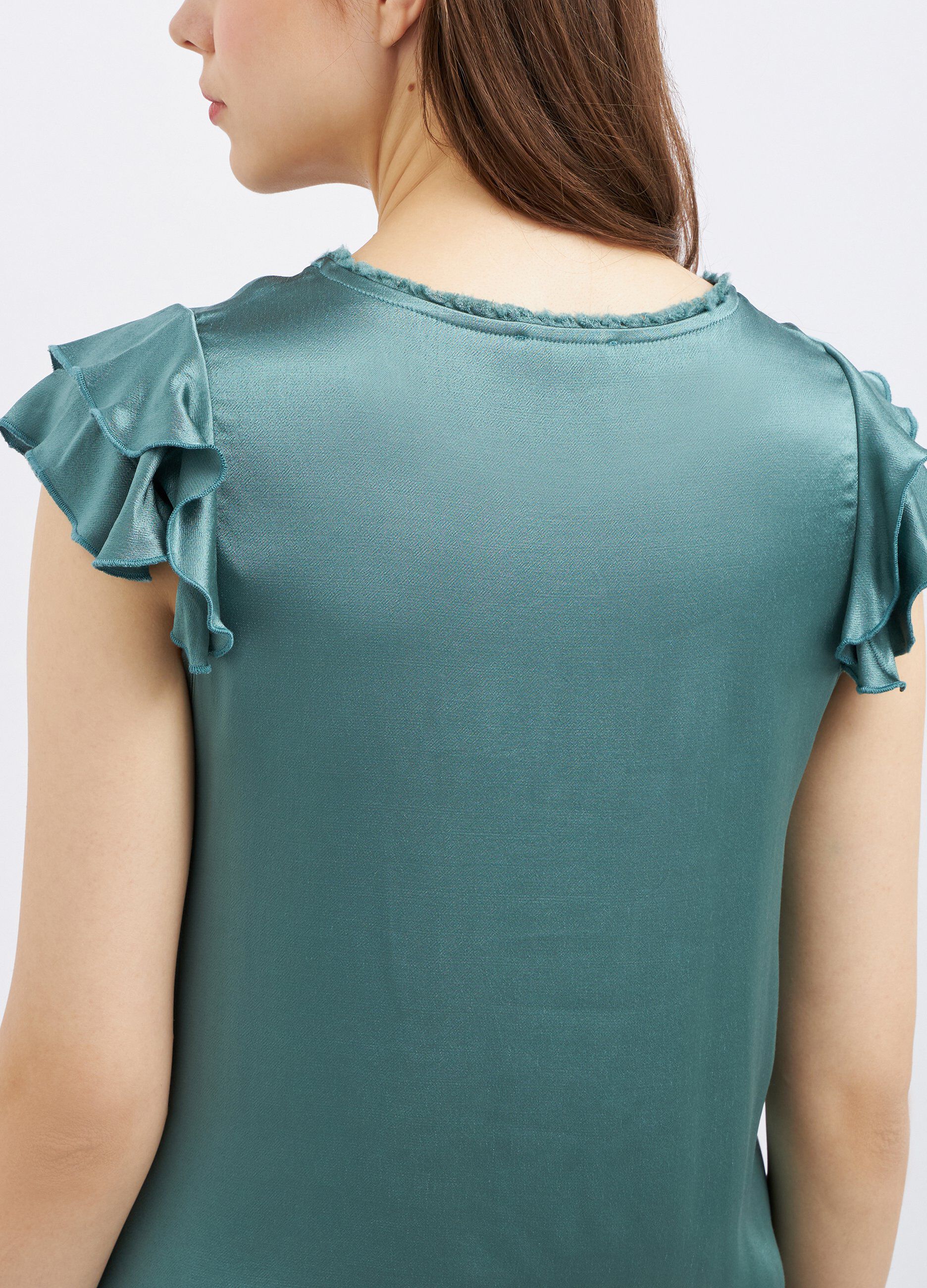 Blusa con rouches donna_2