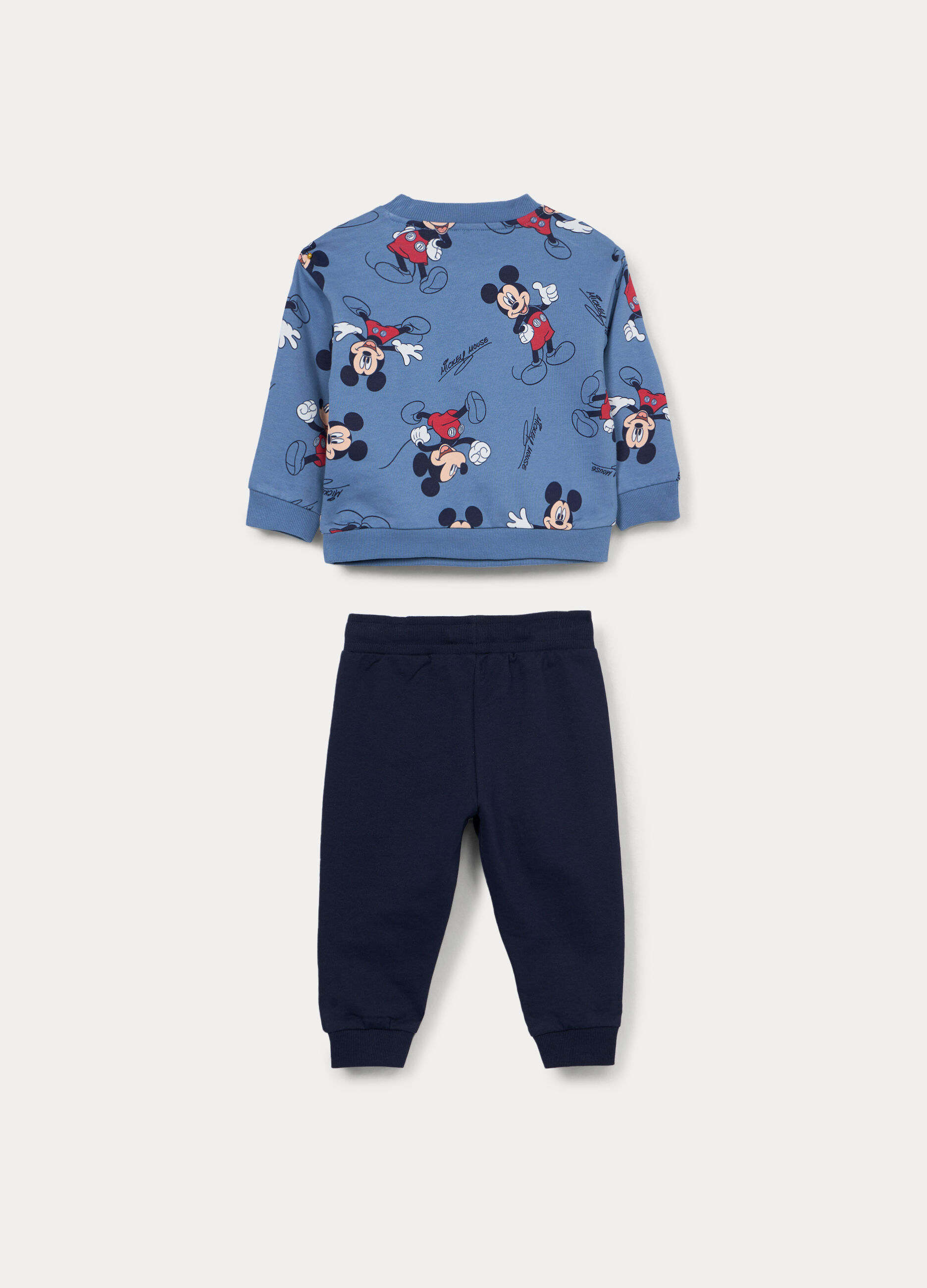 Jogging set Disney in french terry di puro cotone bimbo_1