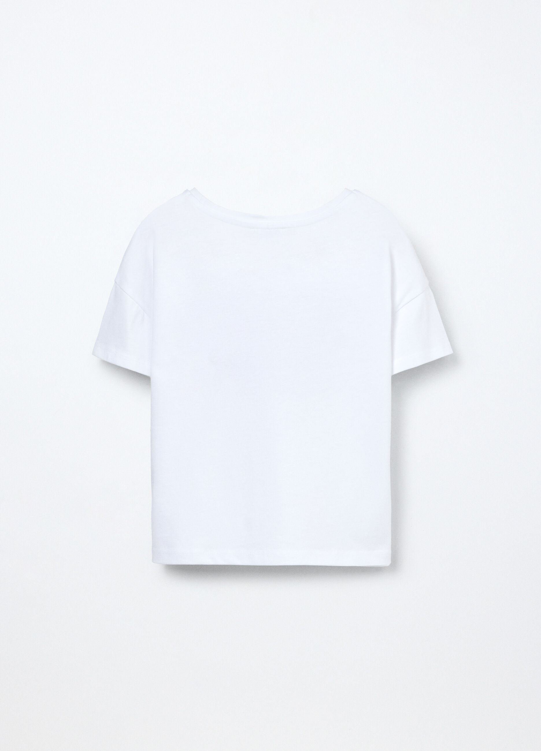 T-shirt in jersey di puro cotone ragazza_1