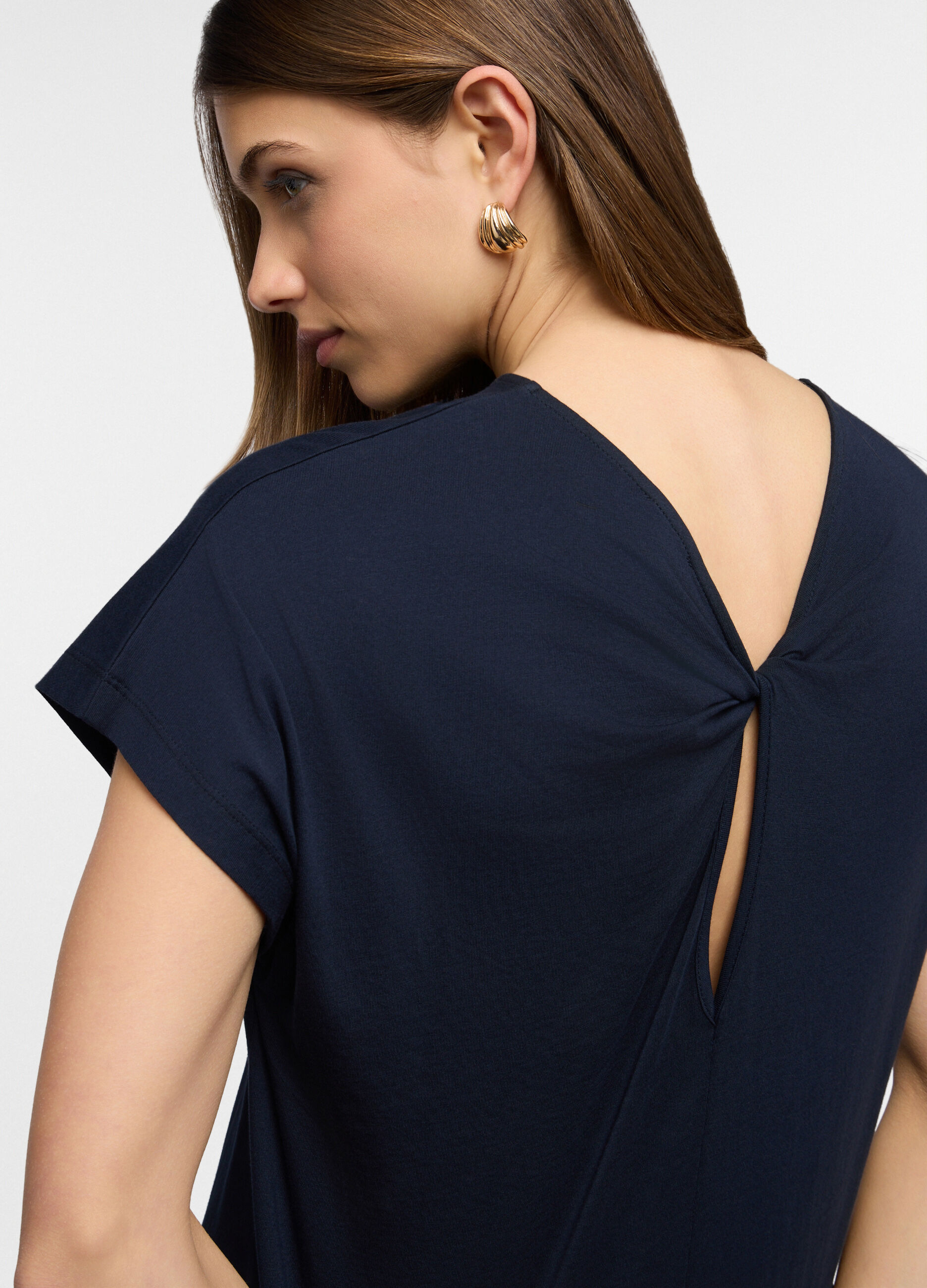 T-shirt girocollo donna_2