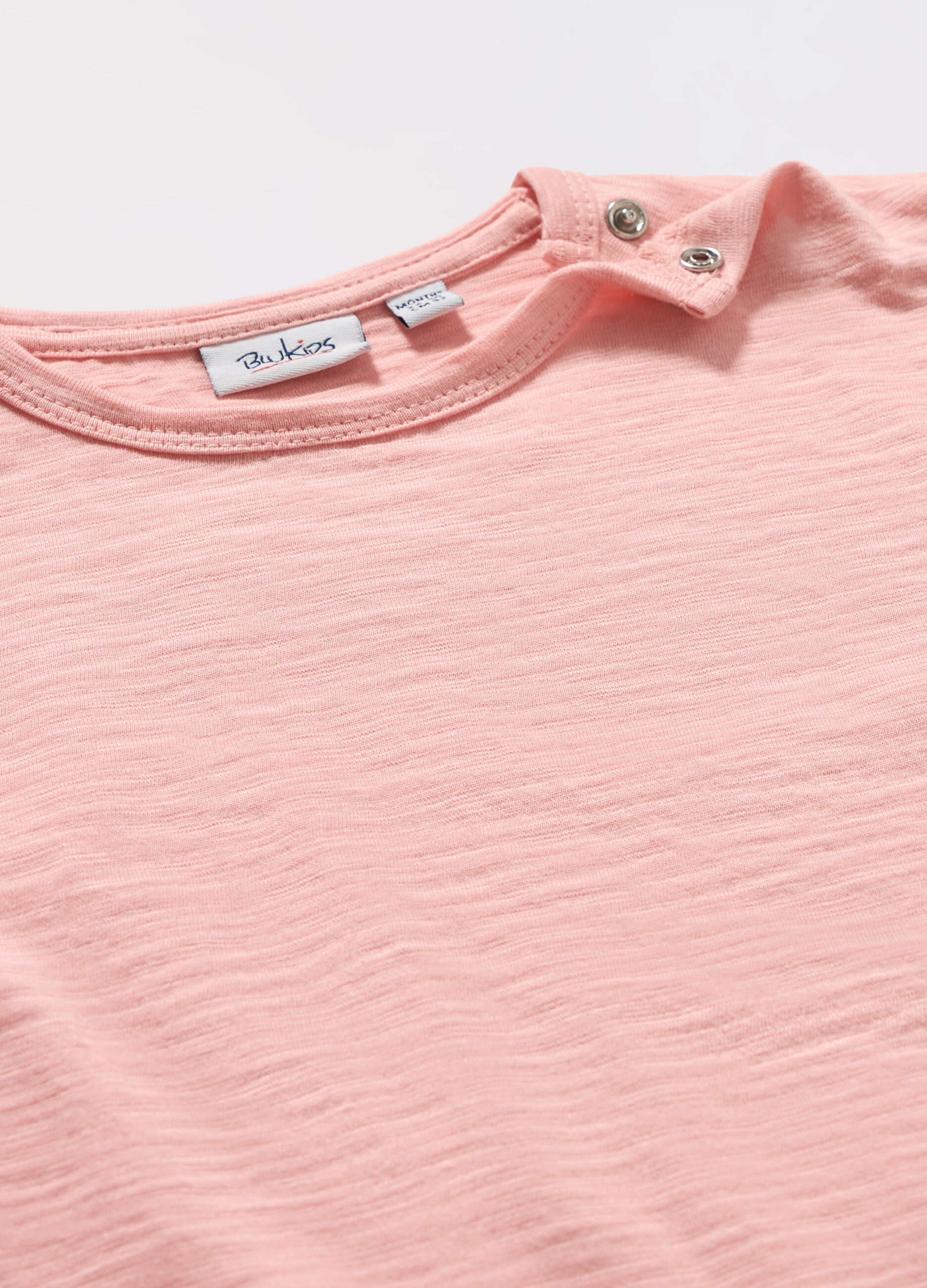 T-shirt in jersey slub neonata_1