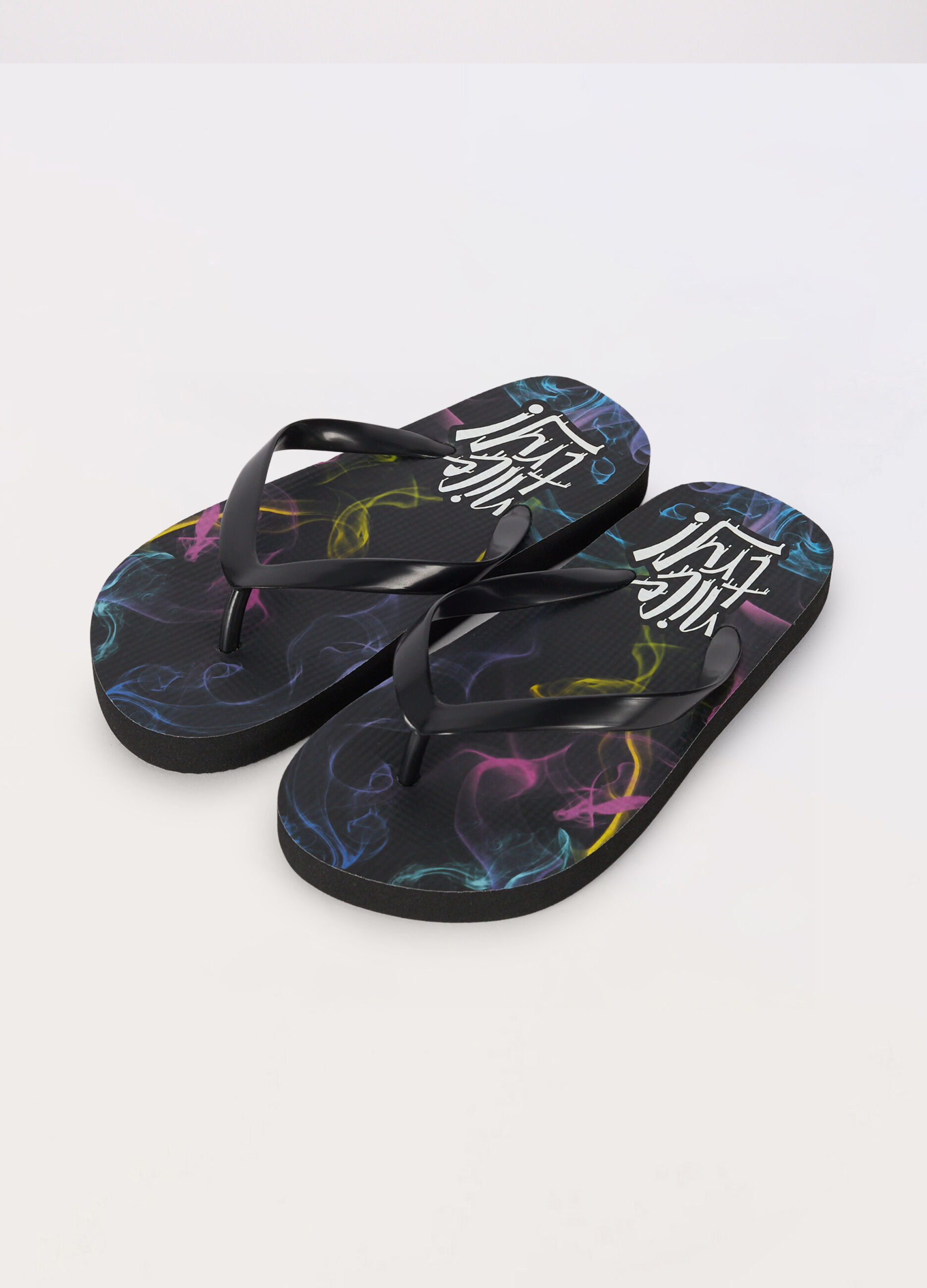 Flip-flop con stampa ragazza_0