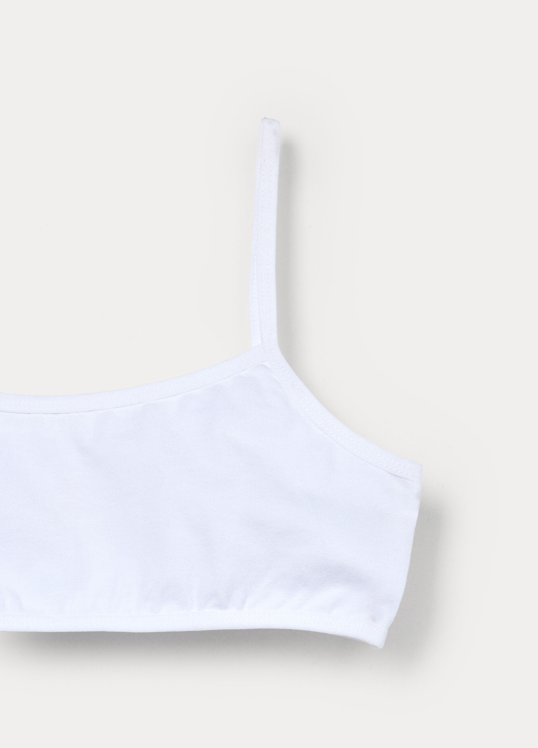 Pack 2 top in jersey di cotone stretch ragazza_2