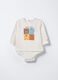 Body in jersey di puro cotone neonato_0