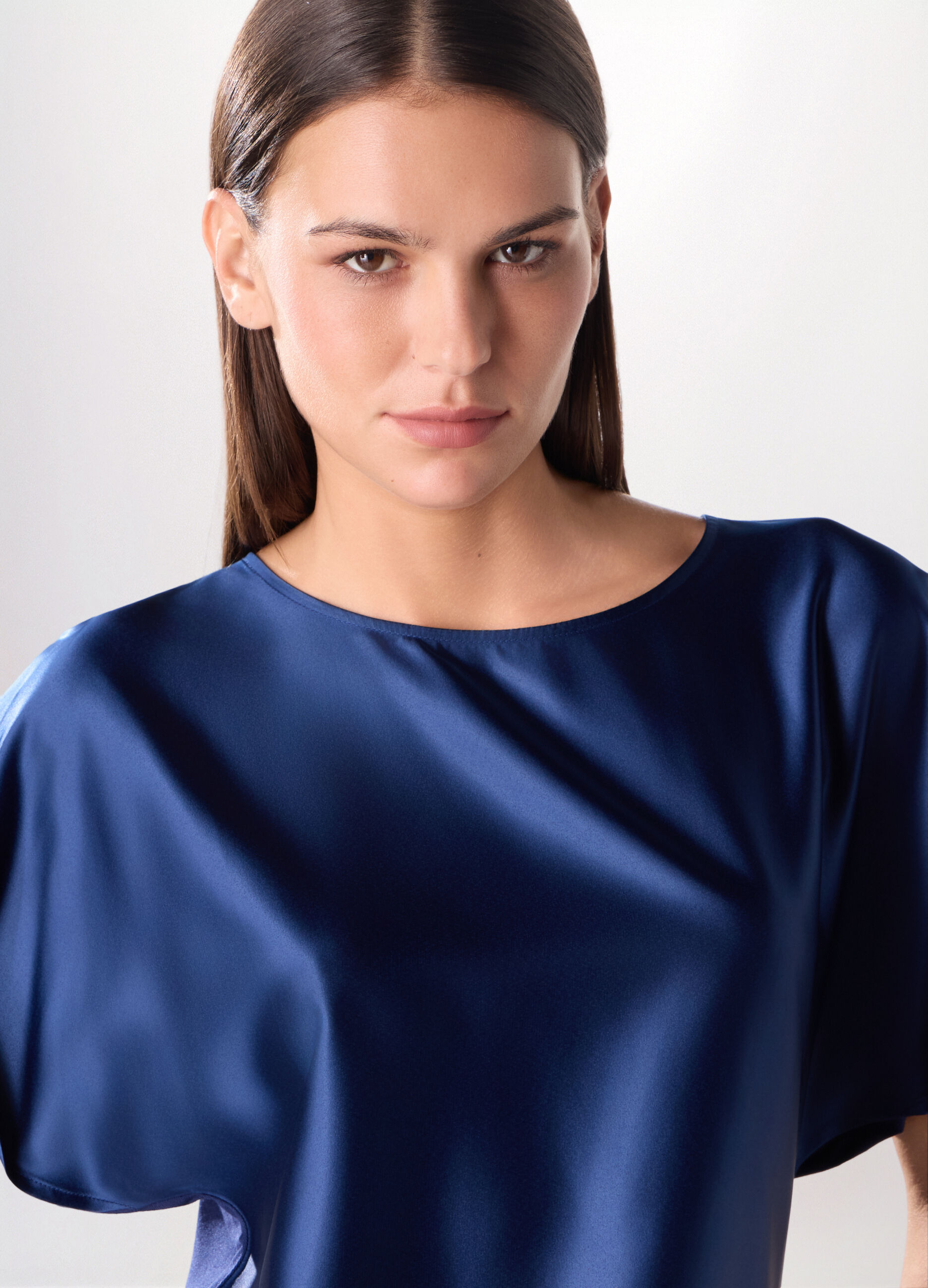 T-shirt in jersey di viscosa stretch donna_2
