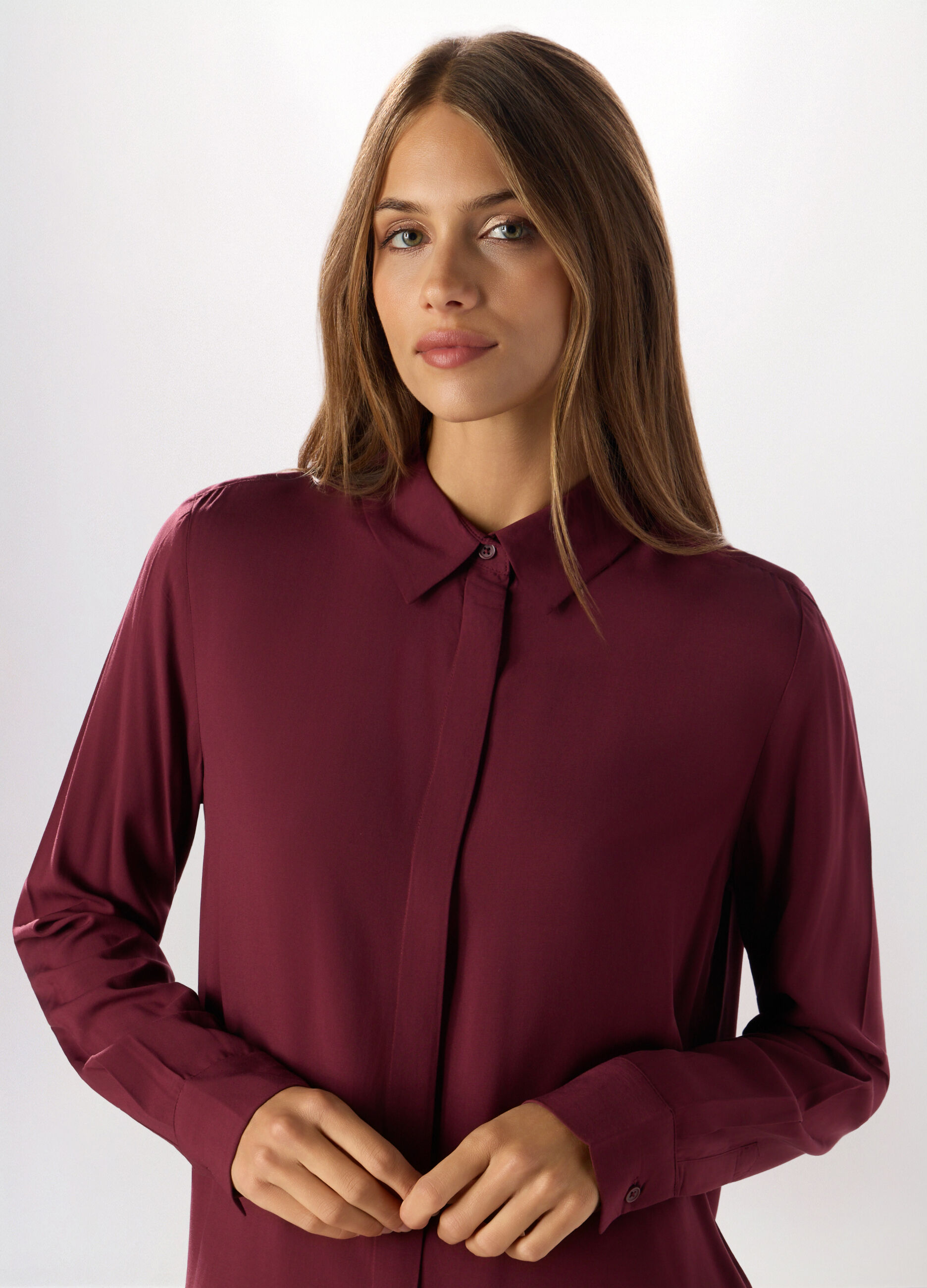 Camicia in pura viscosa donna_2