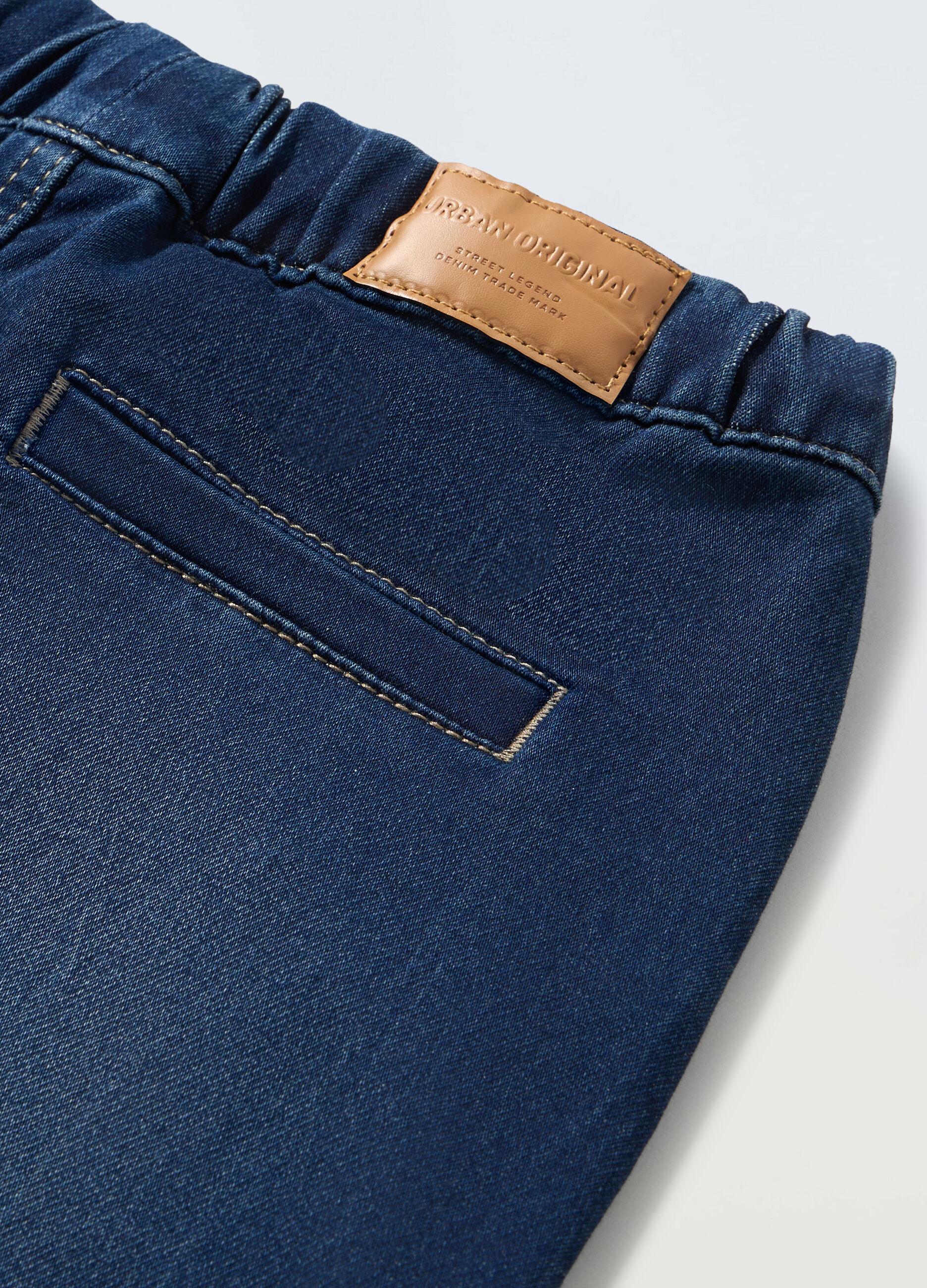 Jogger in french terry di misto cotone ragazzo_1