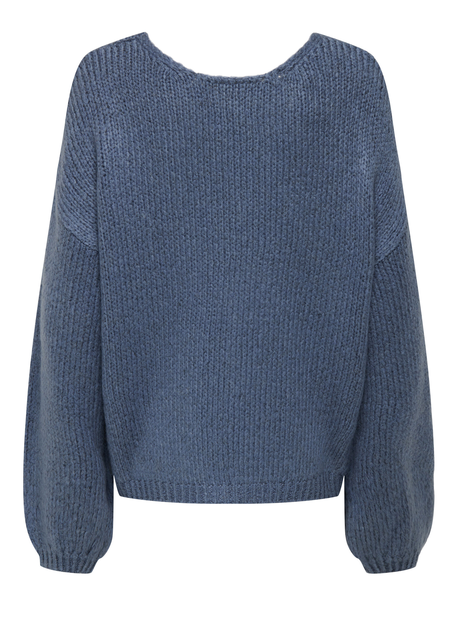 Tricot con scollo a V donna_3