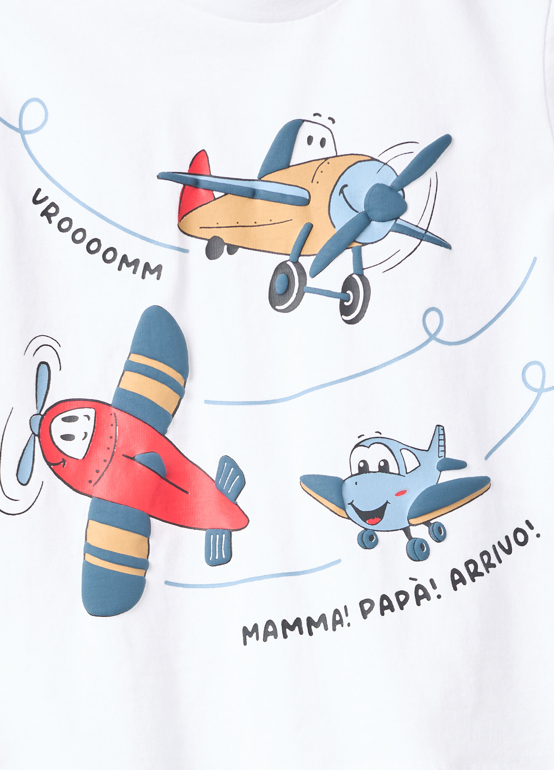 T-shirt girocollo in jersey di puro cotone bimbo_3