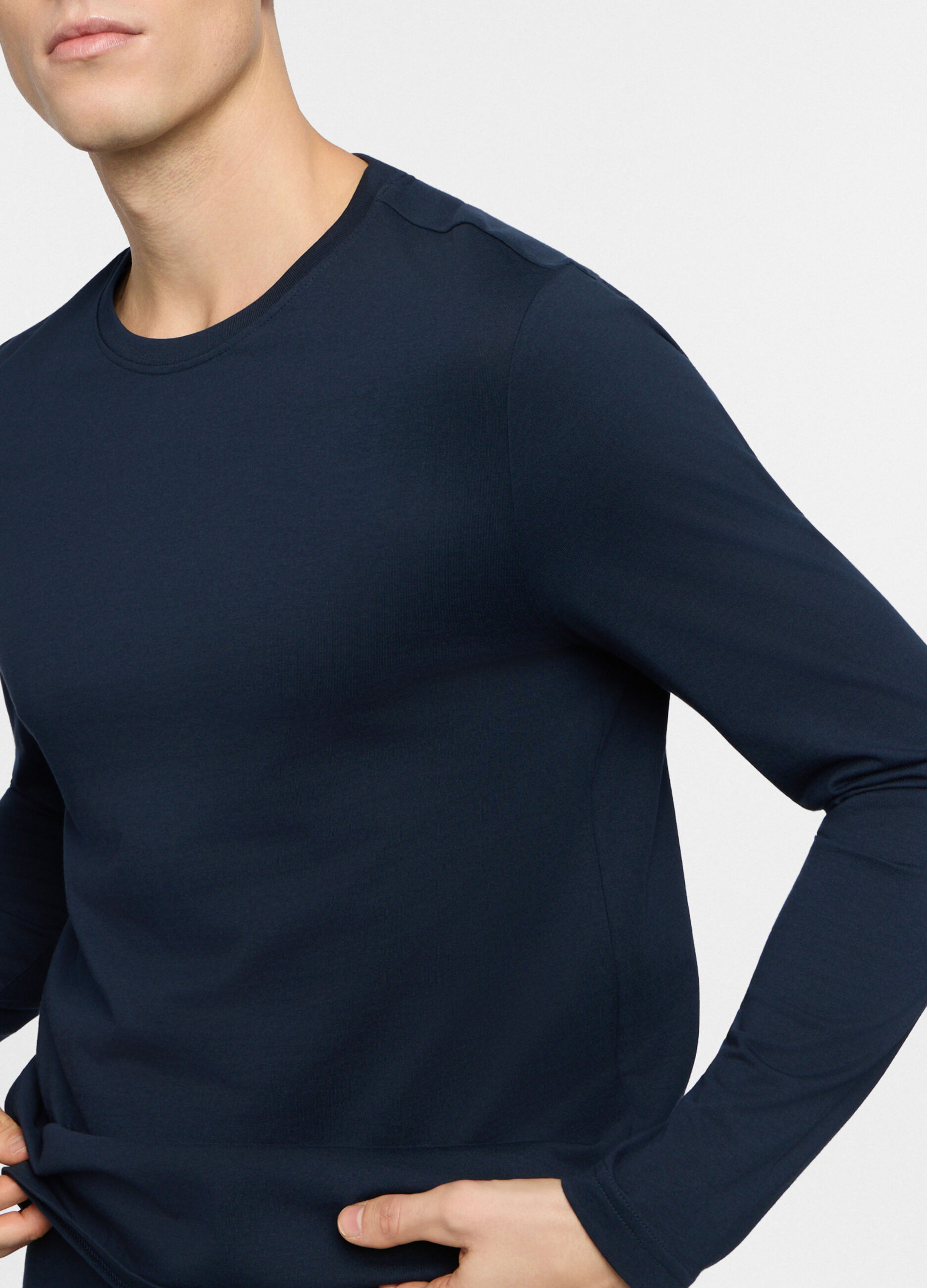 Maglia del pigiama in jersey di cotone uomo_2