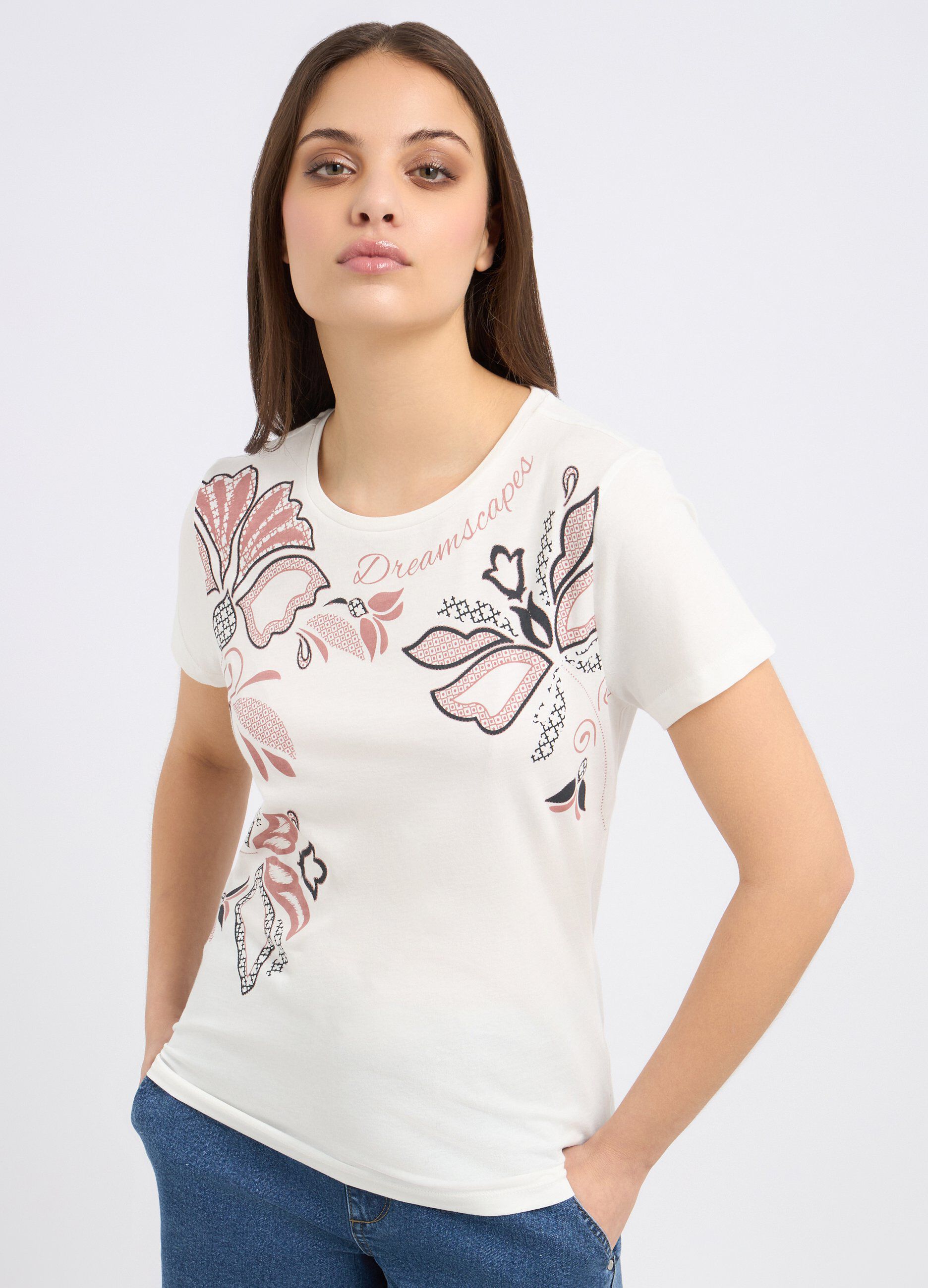T-shirt in puro cotone bio donna_2