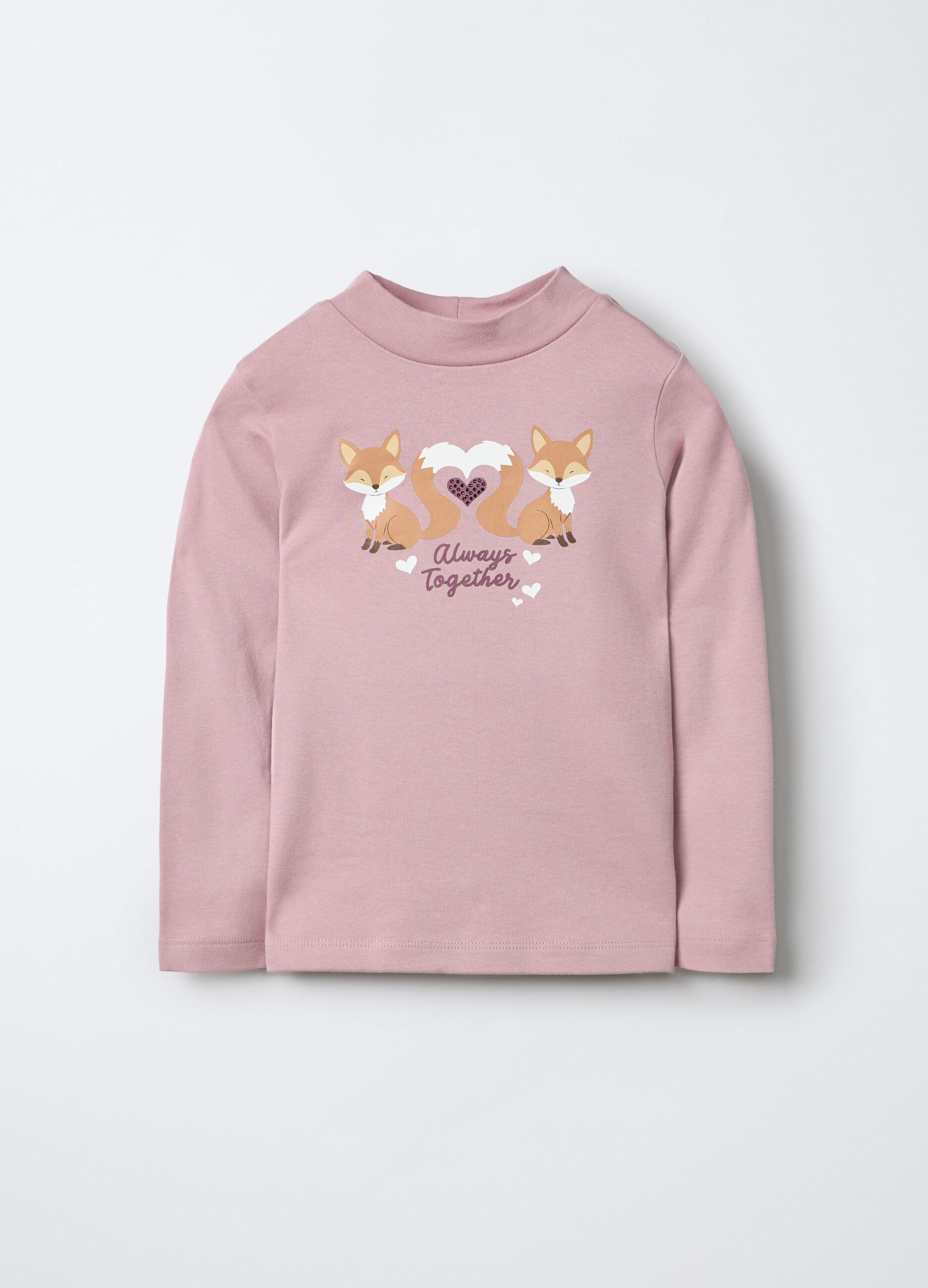 Lupetto in interlock di puro cotone bambina_0