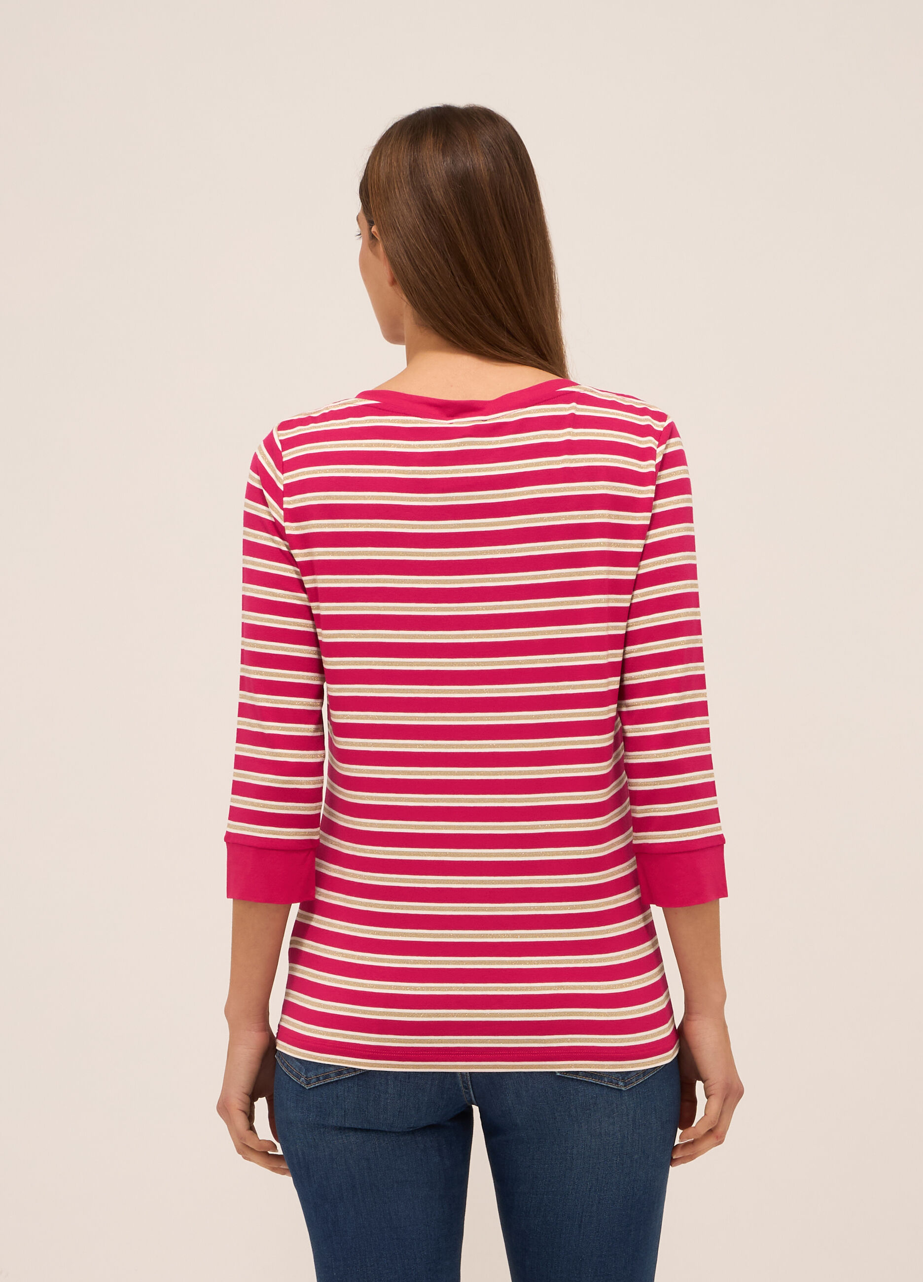 T-shirt in puro cotone donna_1
