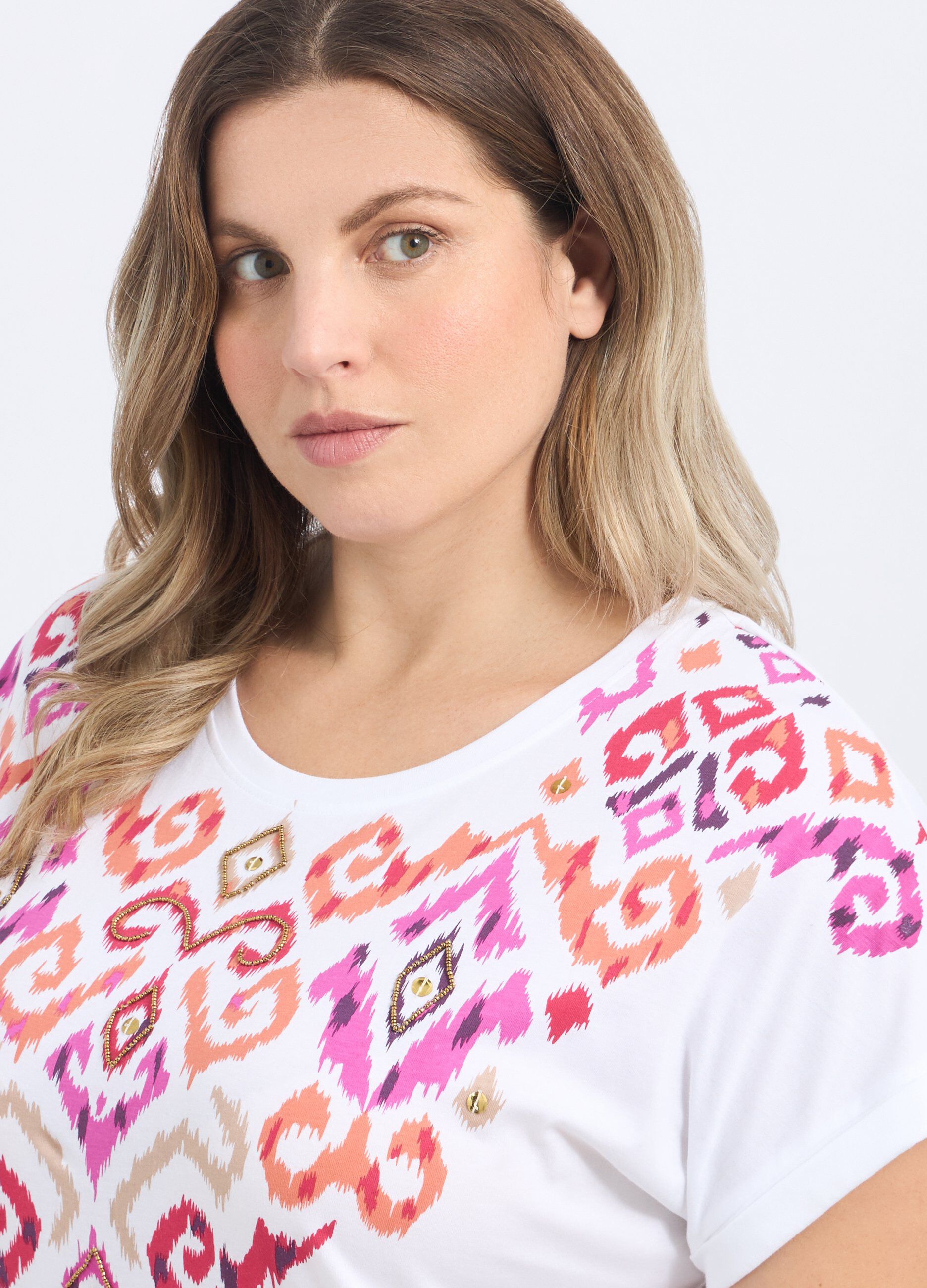 T-shirt in puro cotone donna curvy_2