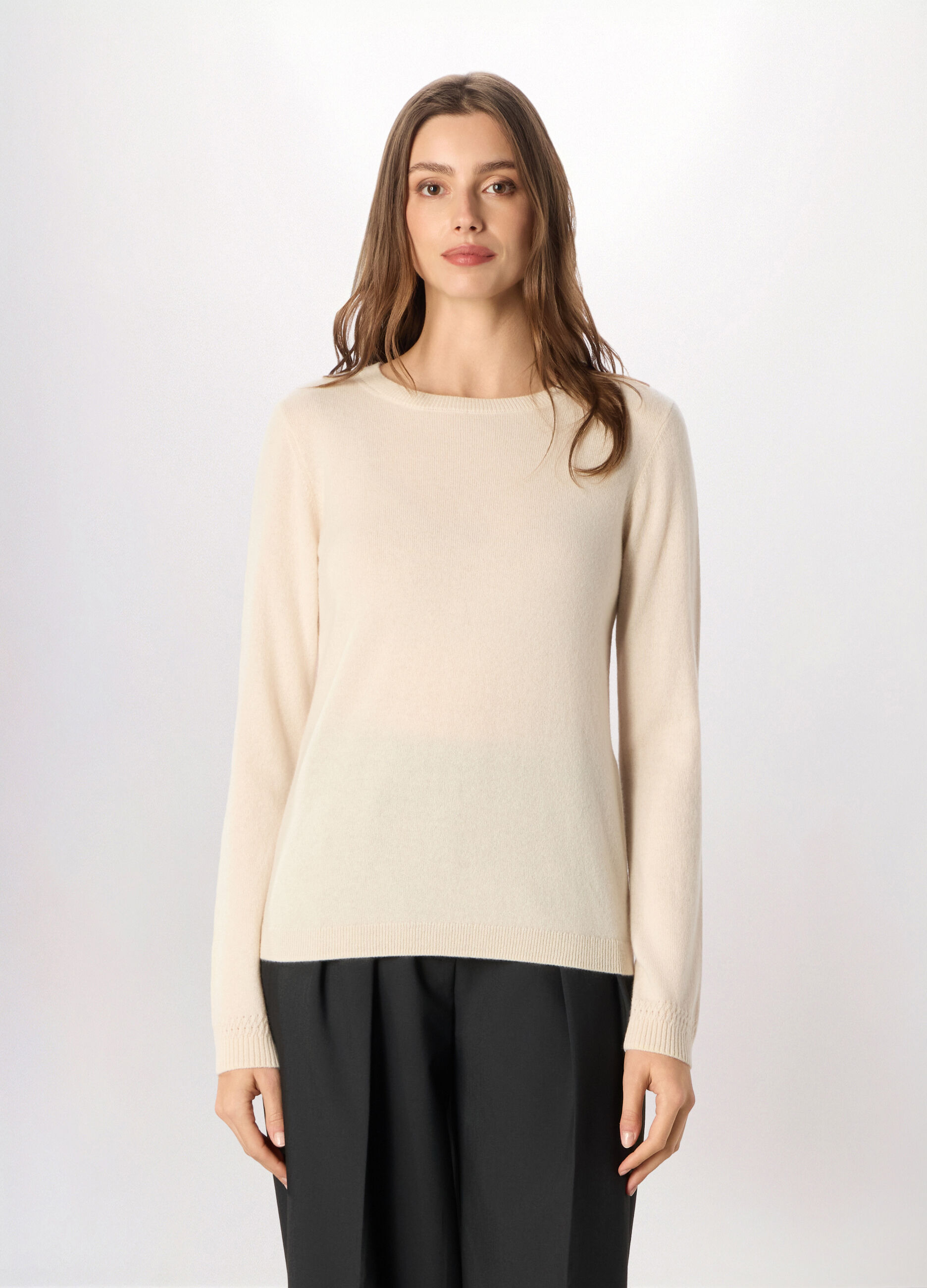 Pullover in puro cashmere donna_0
