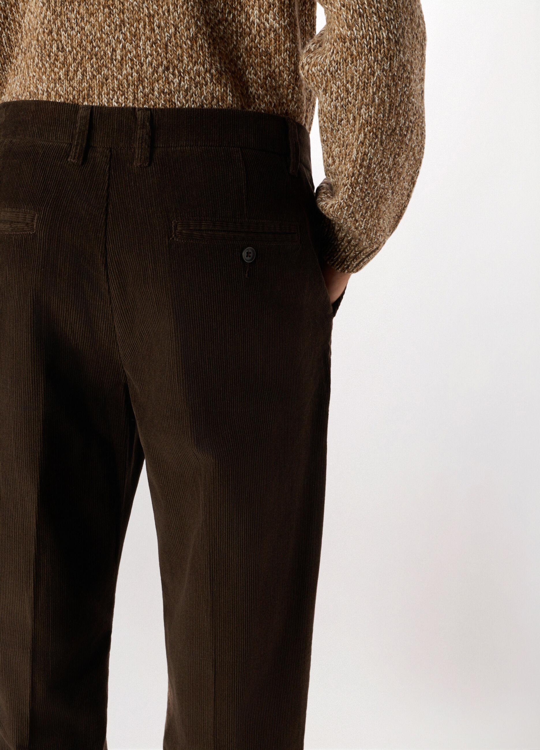 Pantalone chino in velluto a coste uomo_2