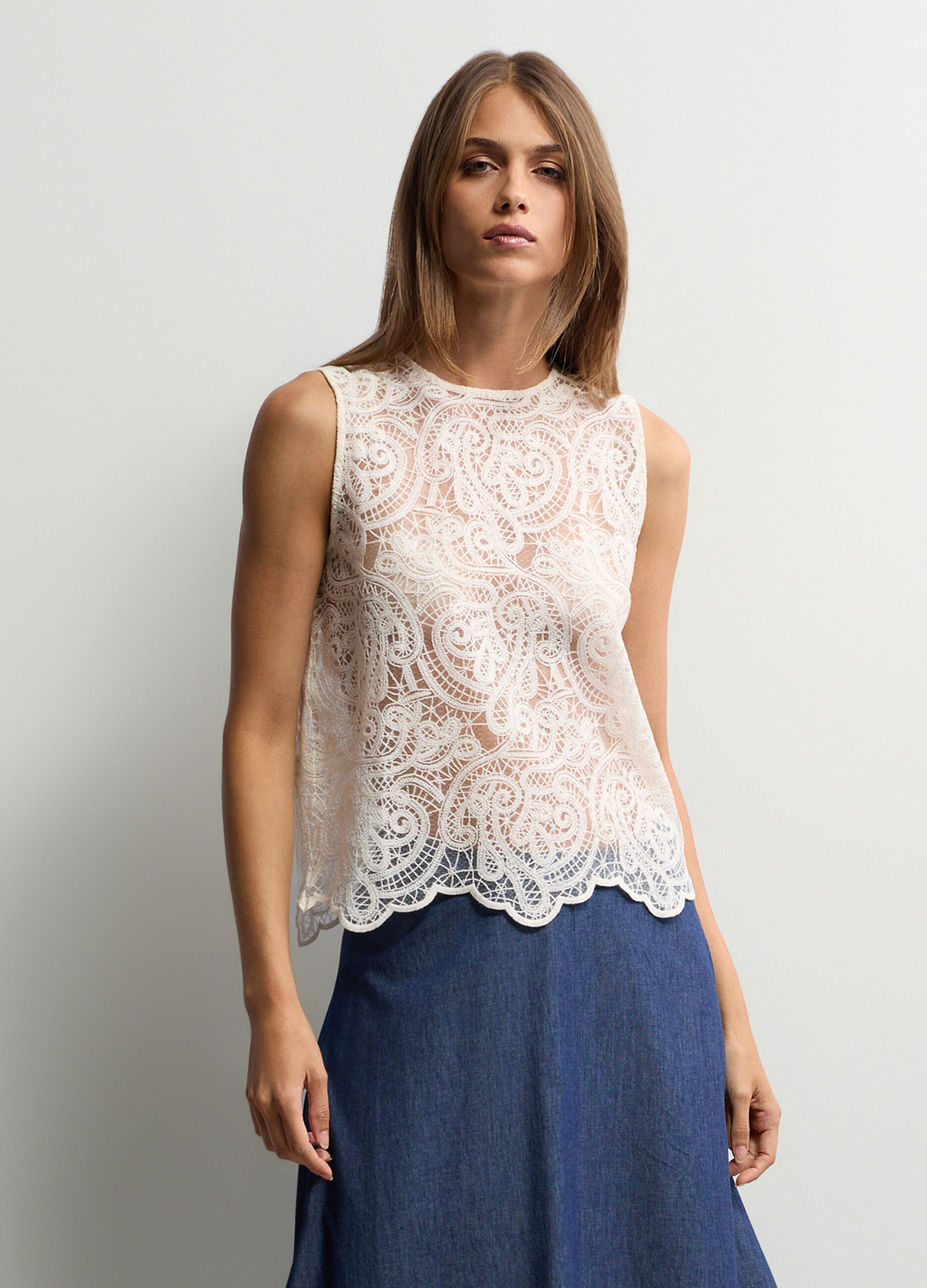 T-shirt girocollo Fit Over donna_0
