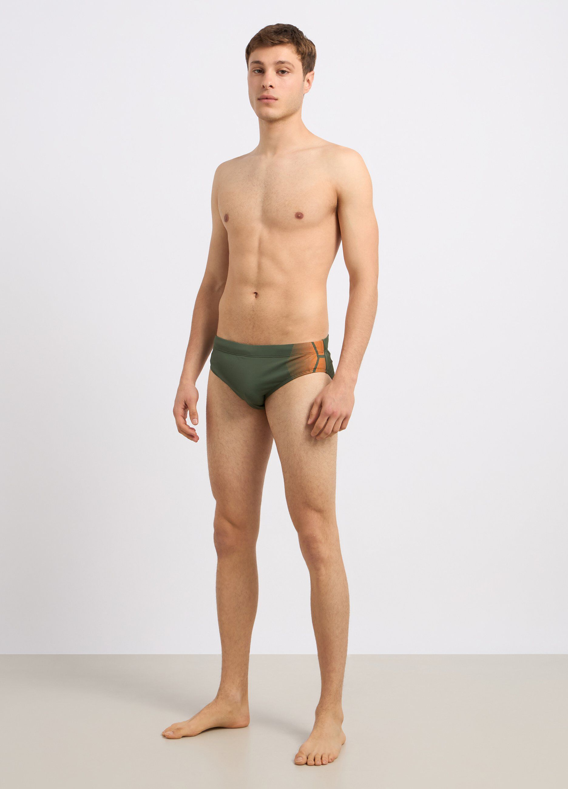 Costume slip con stampa uomo_0