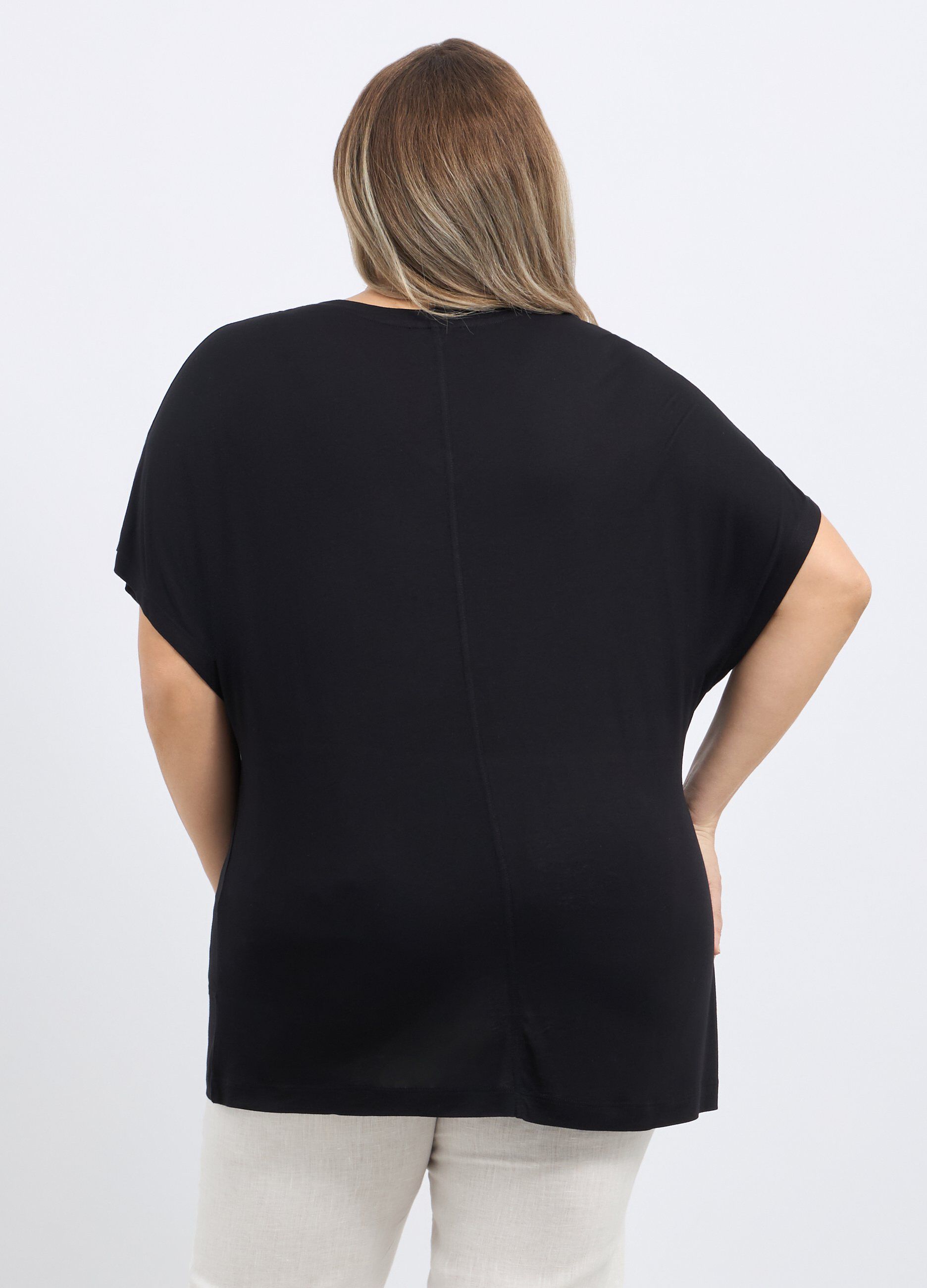 T-shirt in pura viscosa donna curvy_1