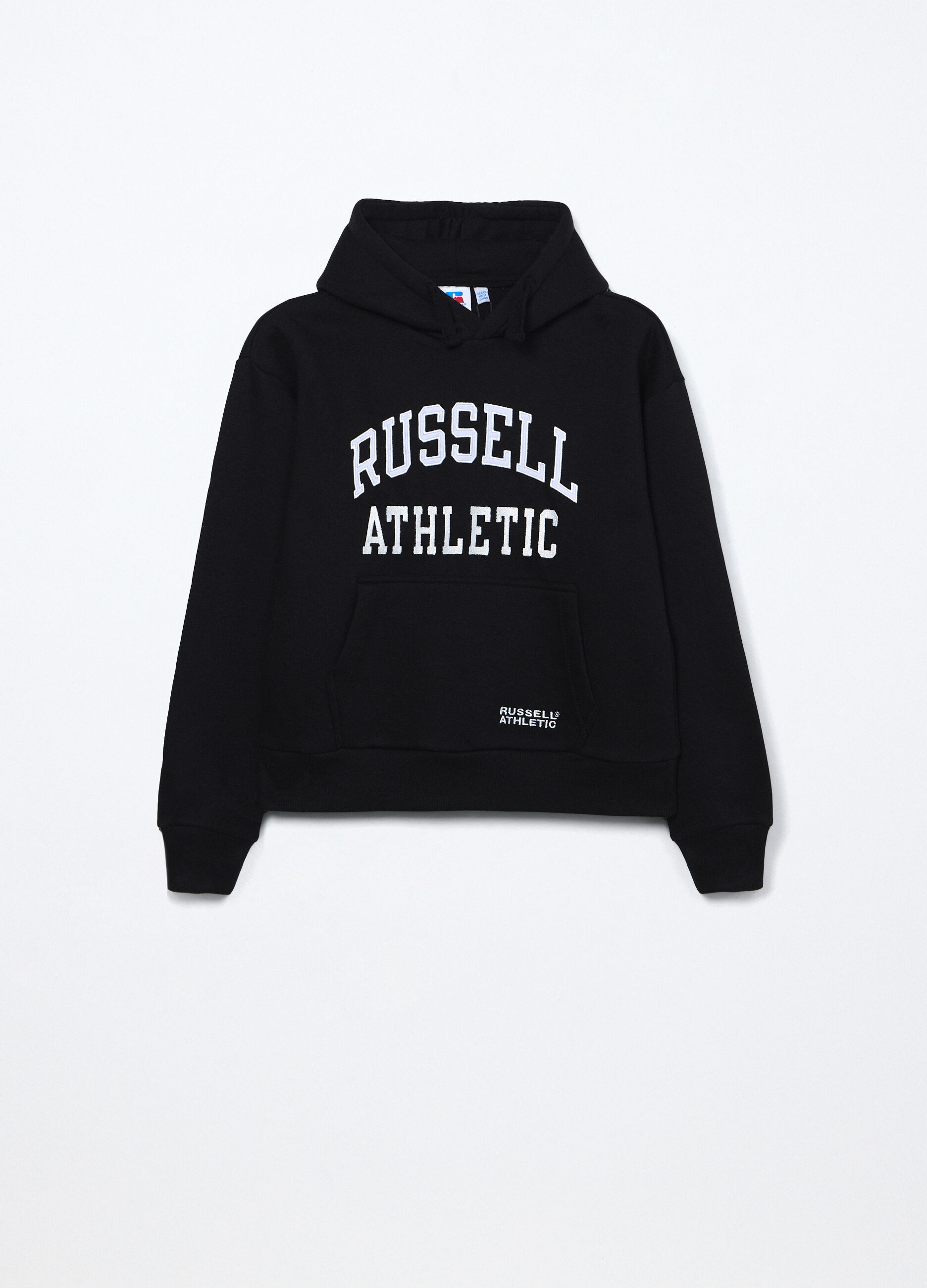 Felpa misto cotone con cappuccio ragazzo_0